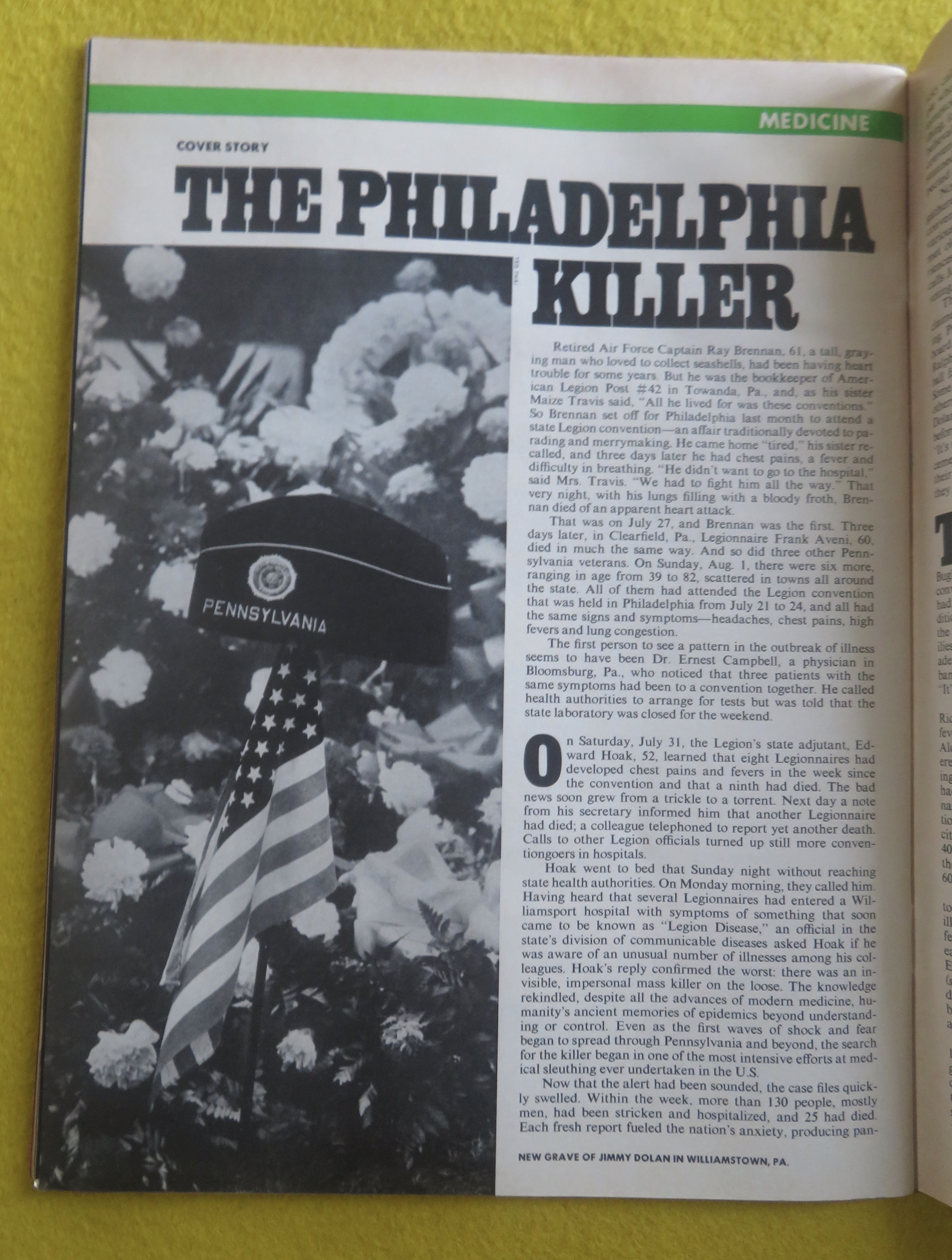 Time Magazine August 16, 1976 The Philly Killer