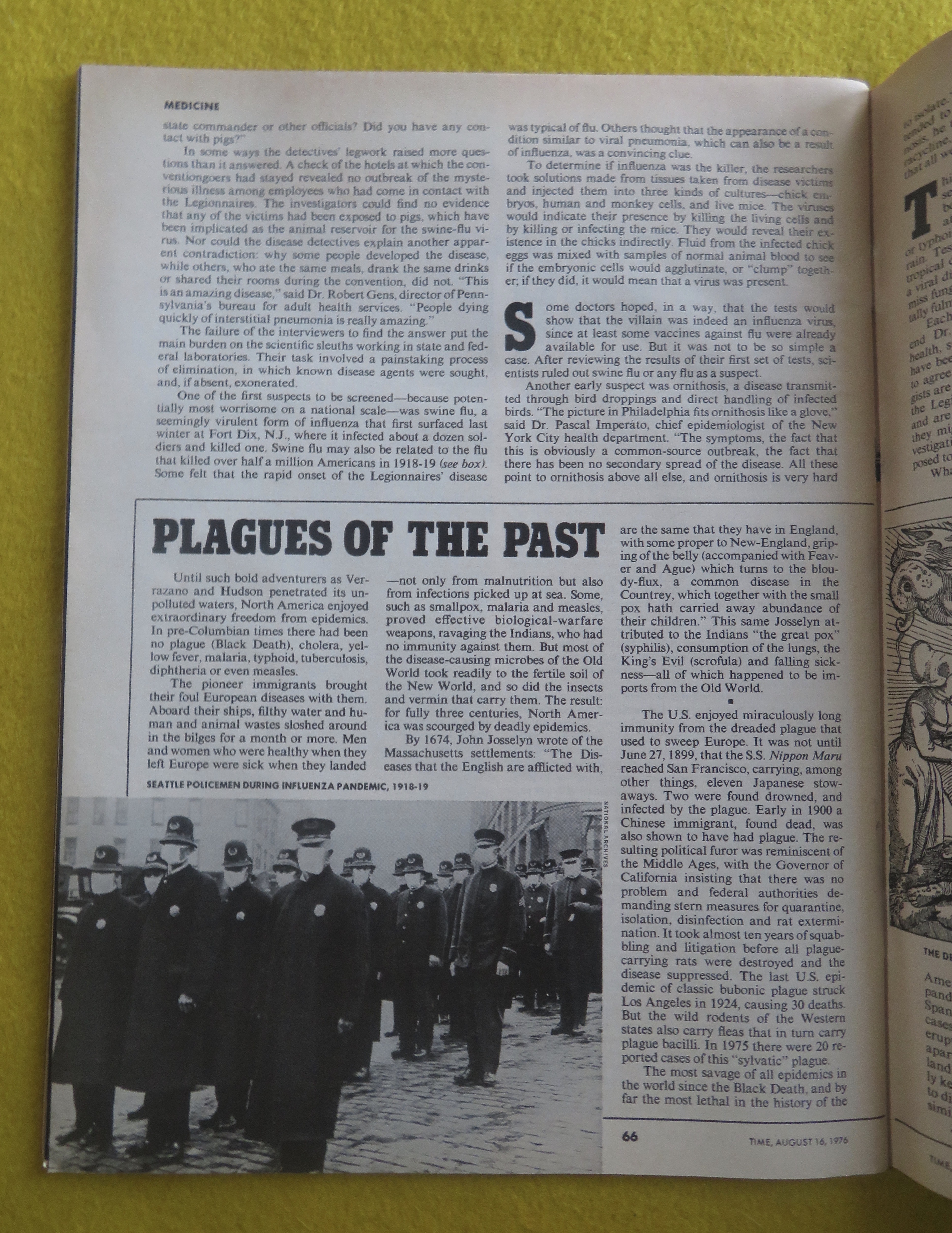 Time Magazine August 16, 1976 The Philly Killer