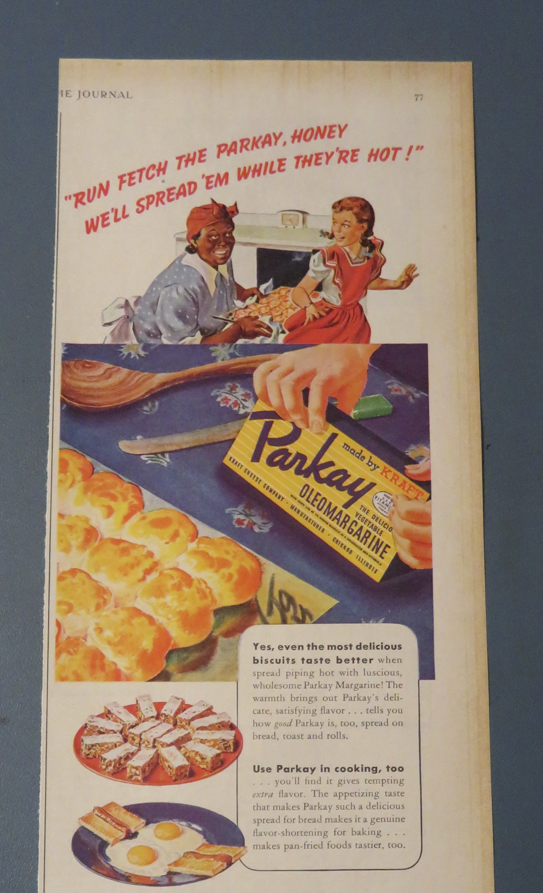 1942 Parkay Margarine with Little Girl