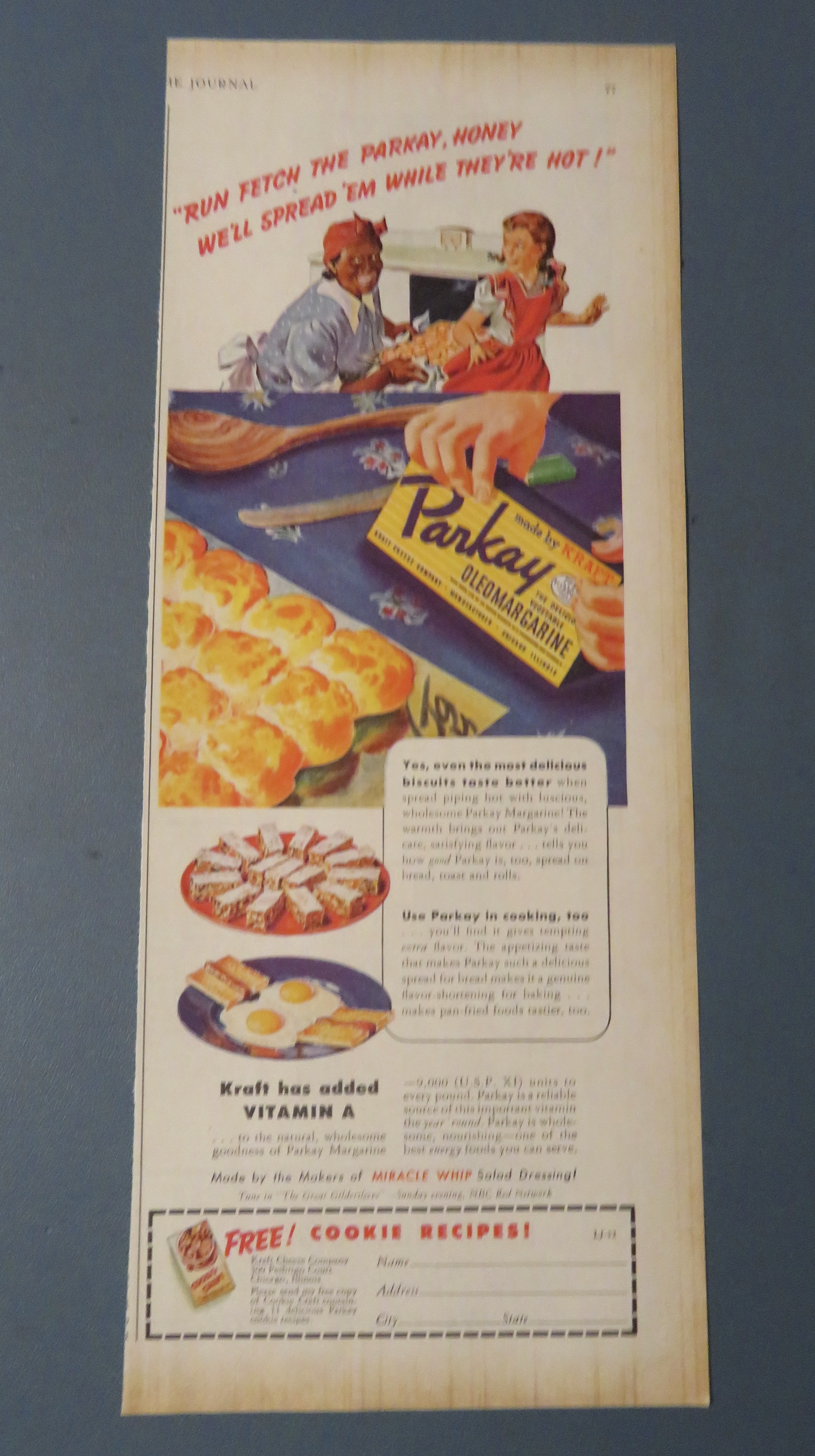 1942 Parkay Margarine with Little Girl