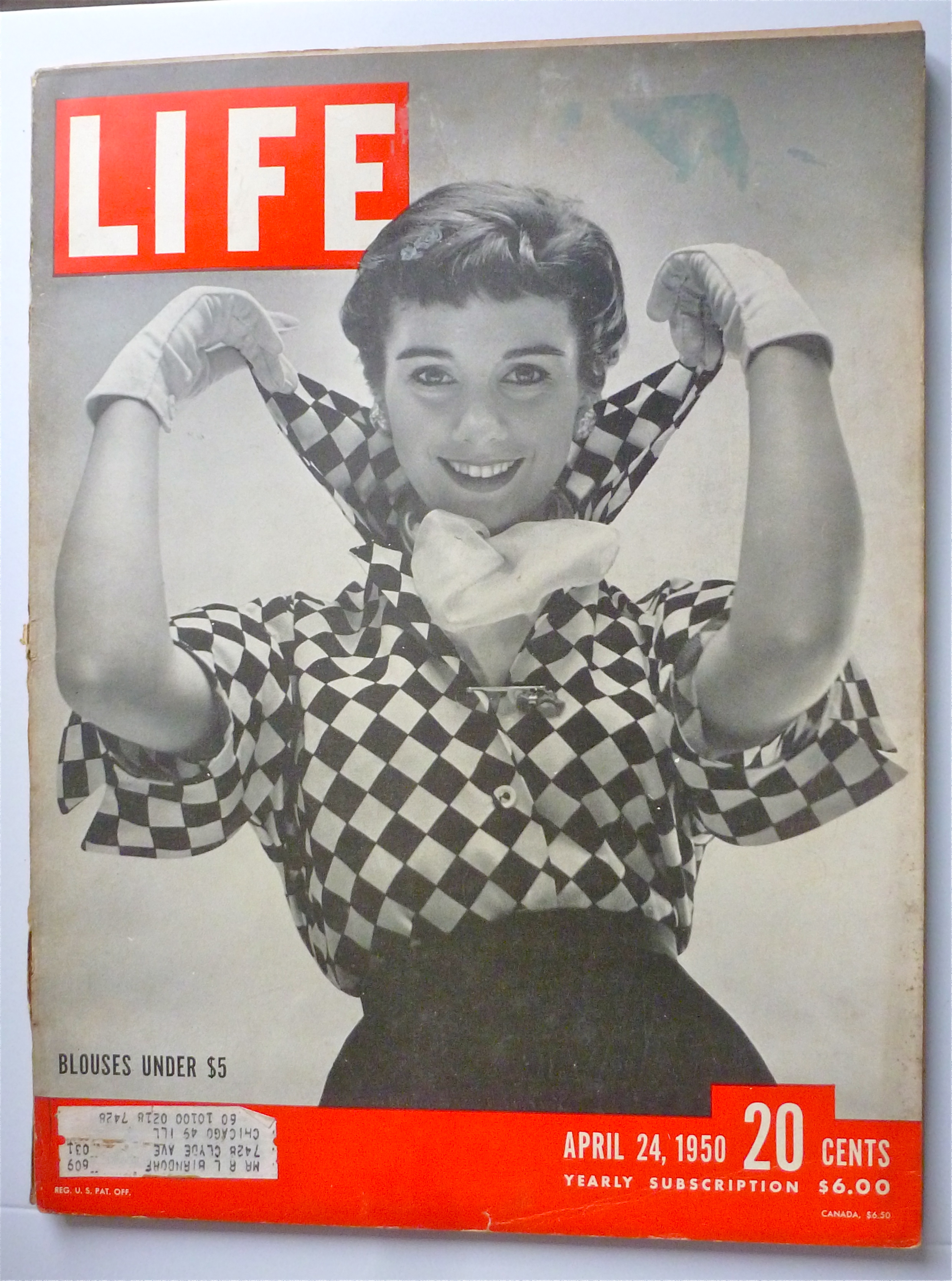 Life Magazine April 24, 1950 Blouses Under $5
