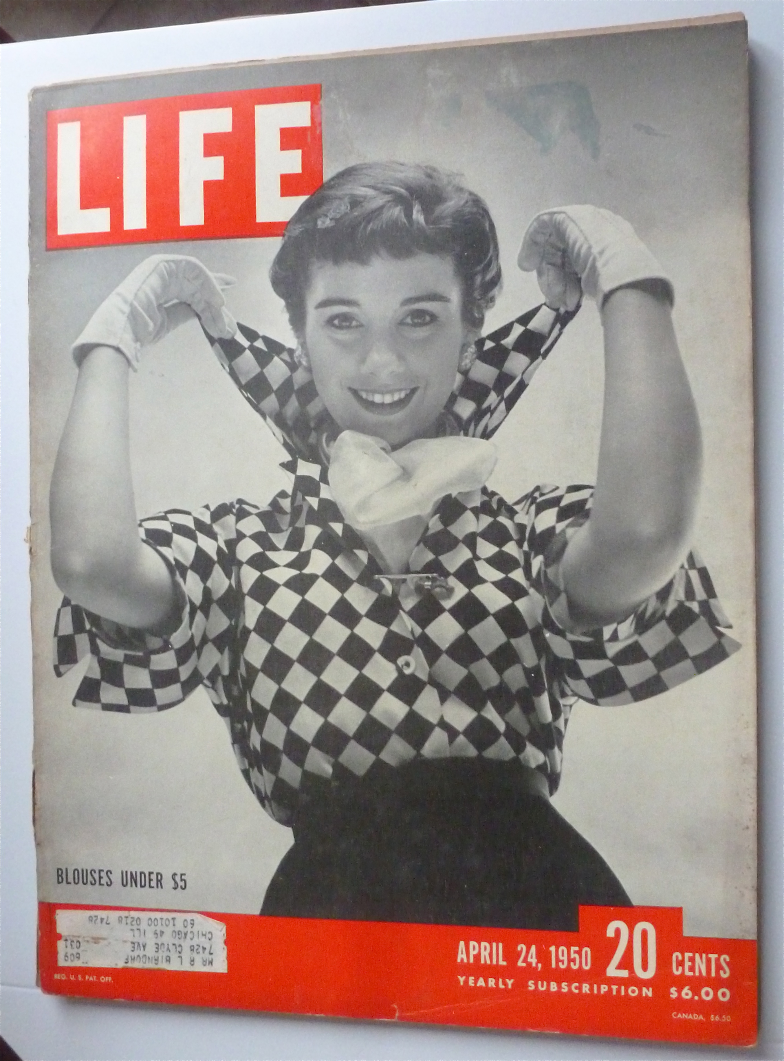 Life Magazine April 24, 1950 Blouses Under $5