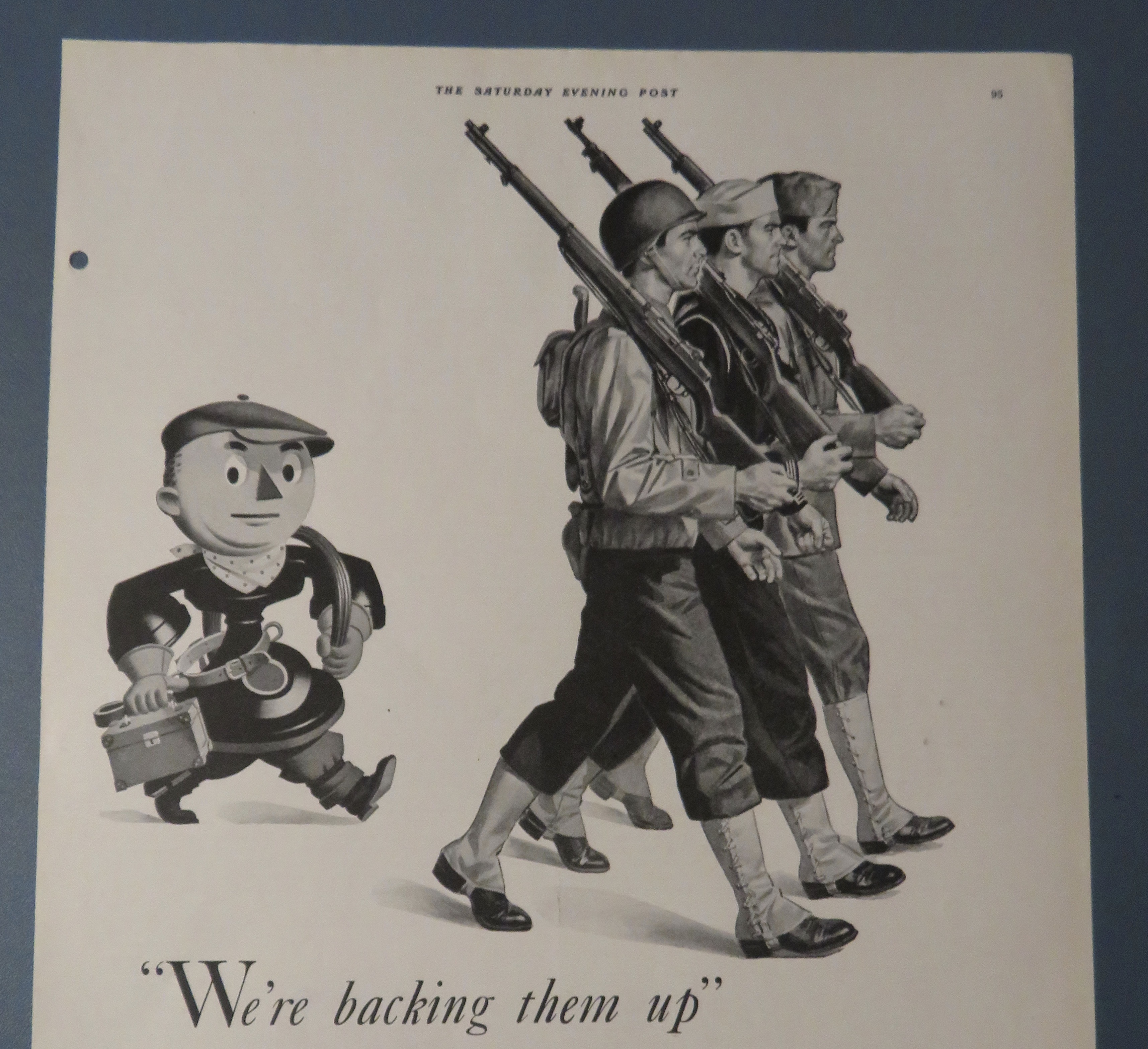 1942 Bell Telephone System w the Army, Navy & Marines