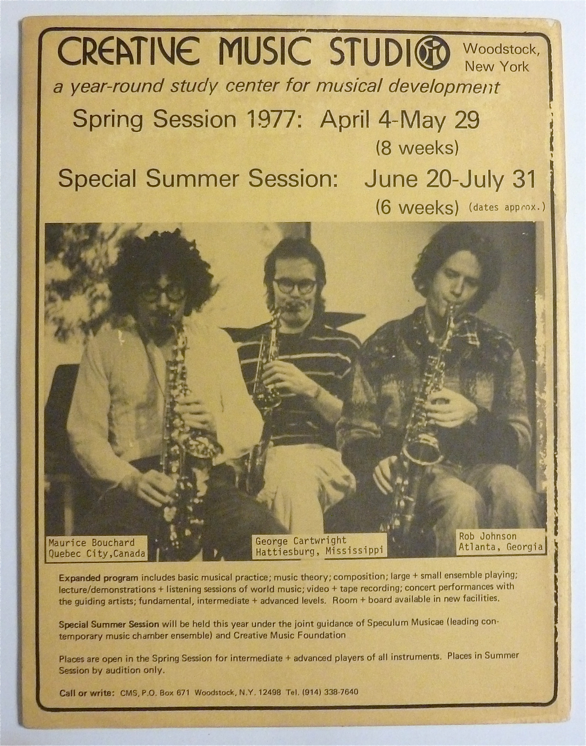 Coda Magazine February 1977 Steve Lacy