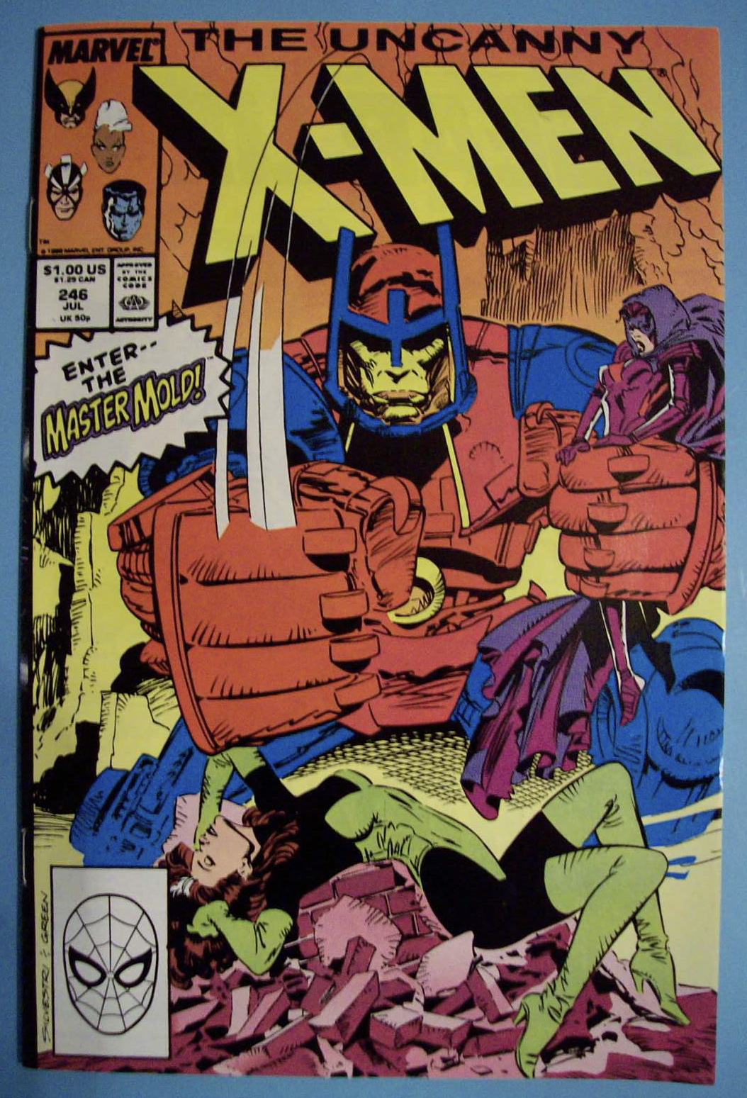 X - Men Comics - July 1989 - The Uncanny X-Men