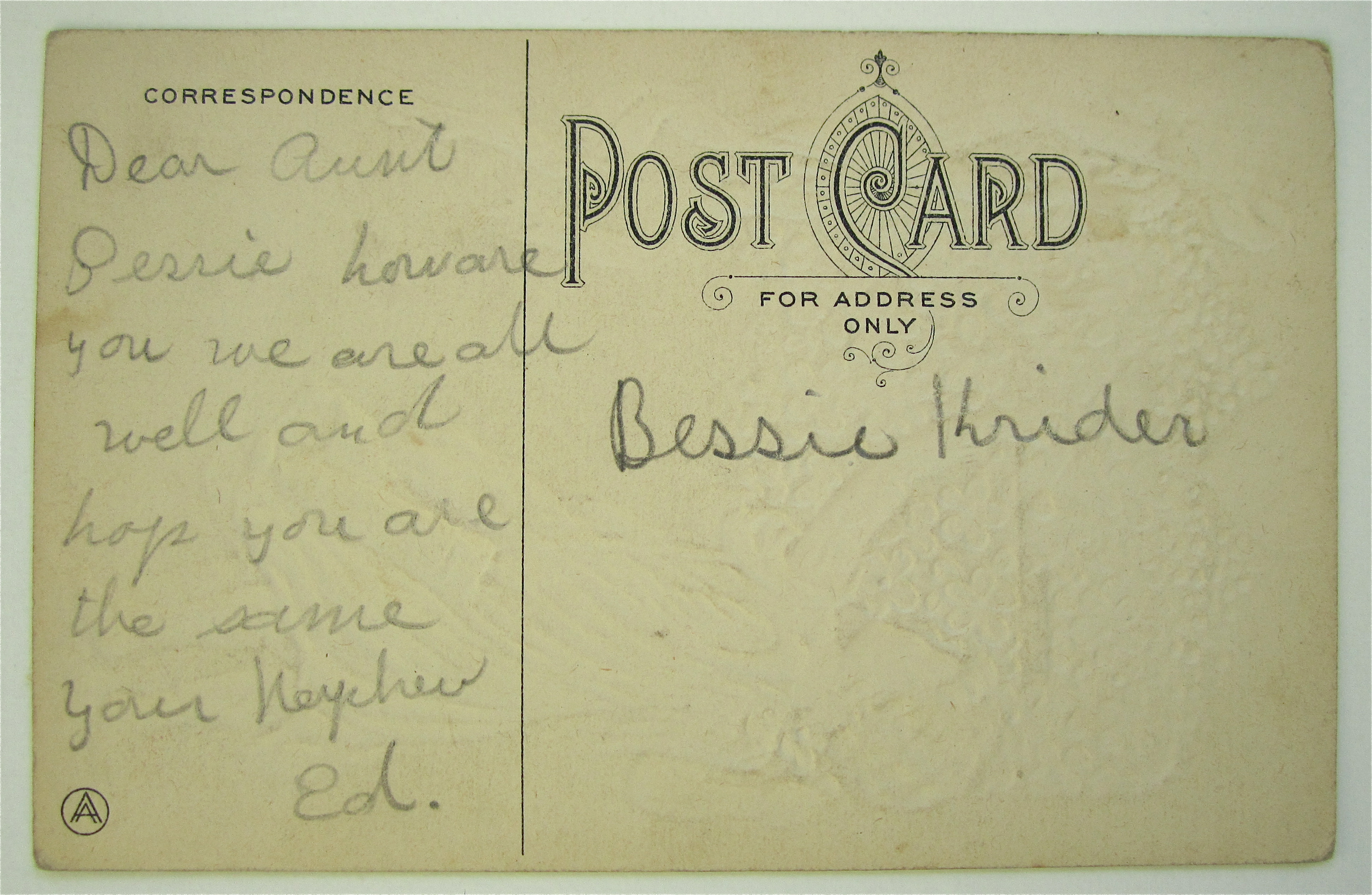 Love To My Valentine Postcard