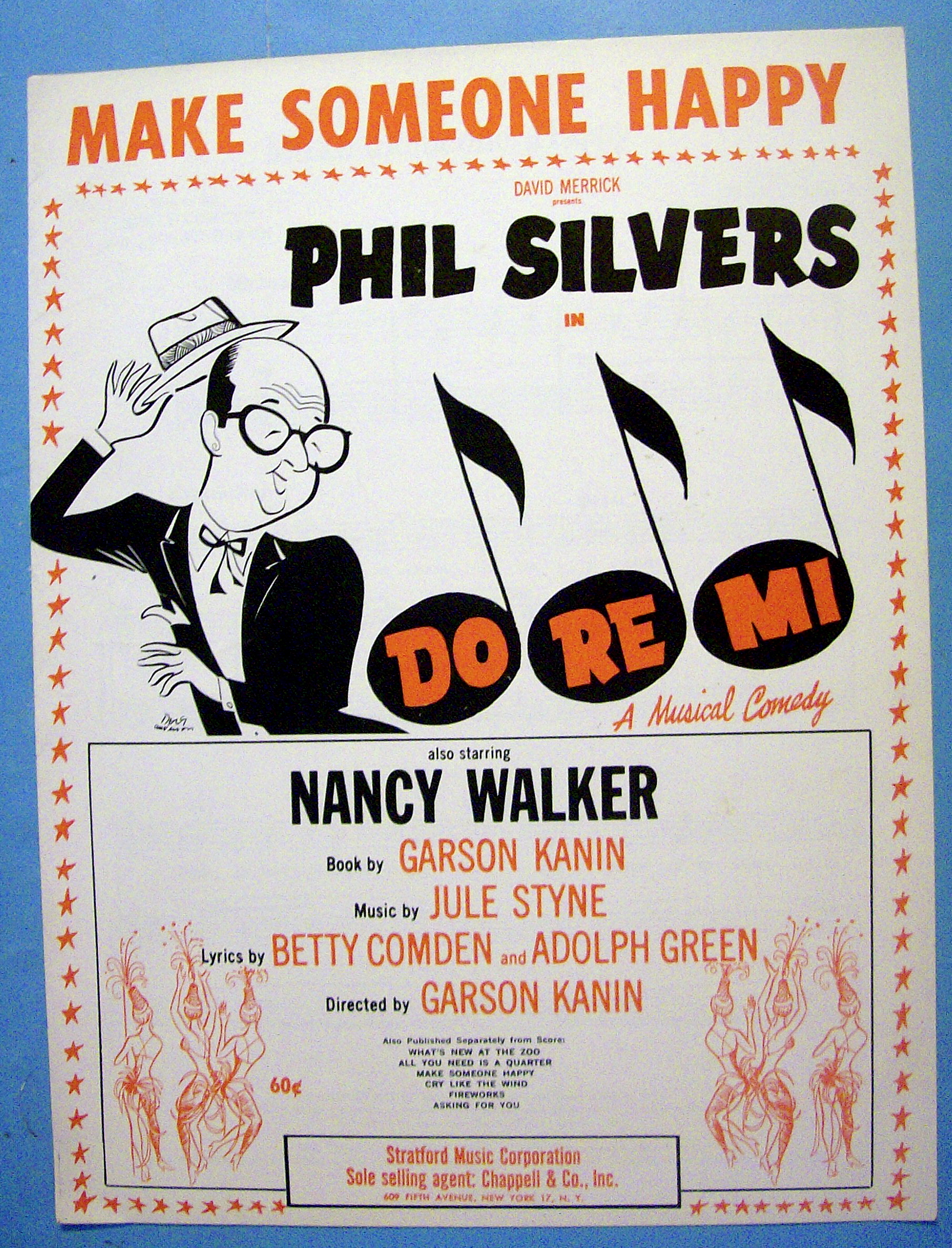 Sheet Music For 1960 Make Someone Happy By Styne