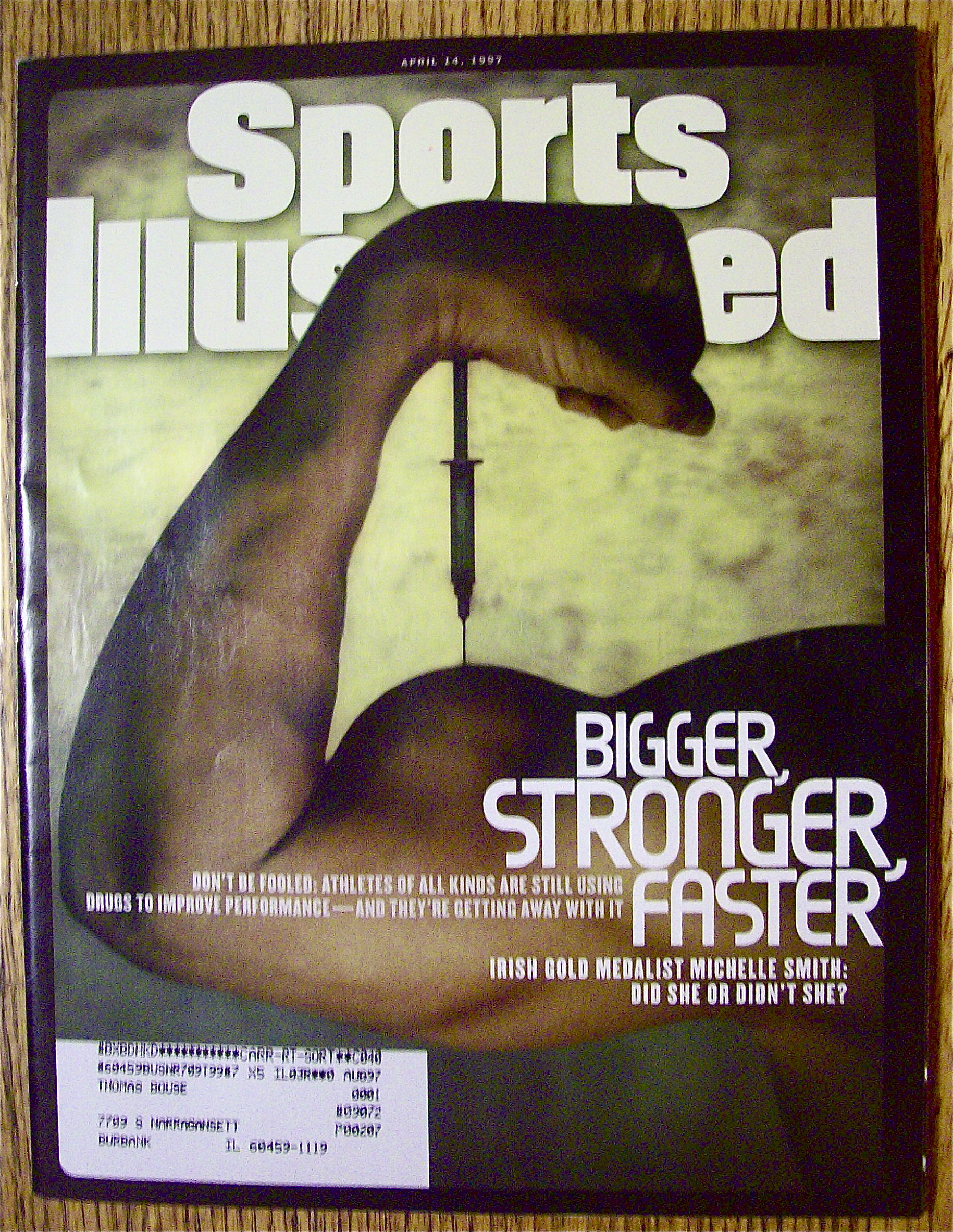 Sports Illustrated Magazine April 14, 1997 Drugs