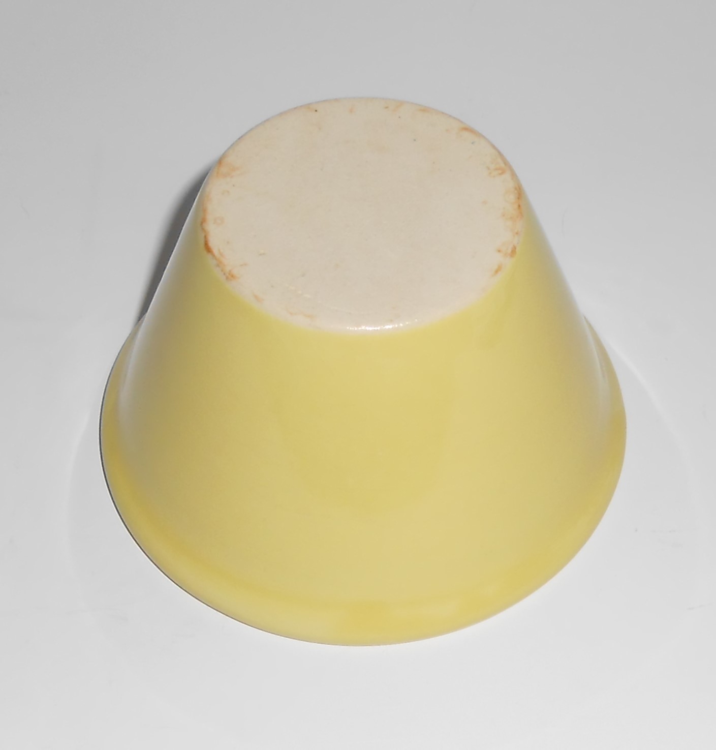 VINTAGE Coors Pottery Rosebud Early Yellow Custard Cup