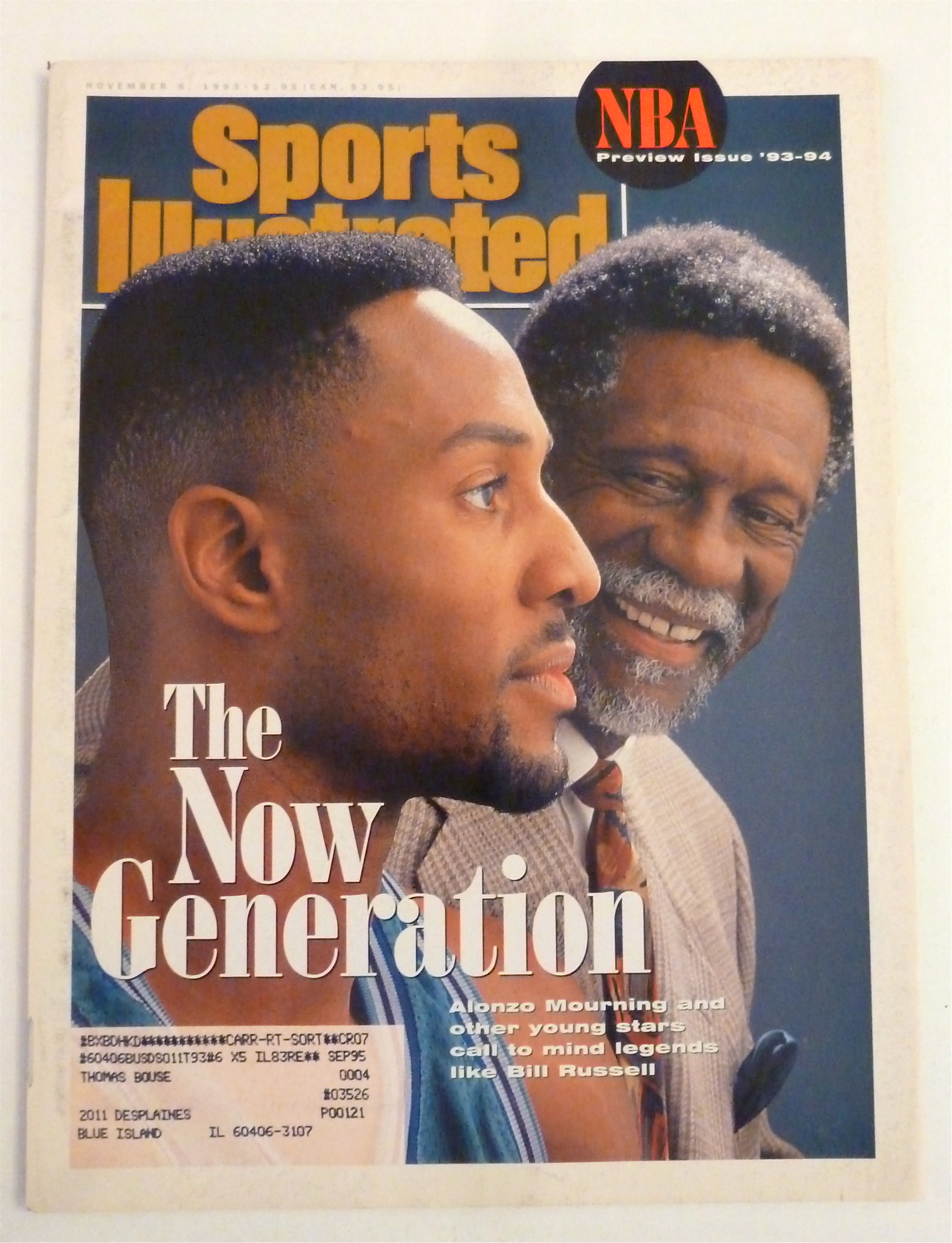 Sports Illustrated Magazine November 8, 1993 Mourning
