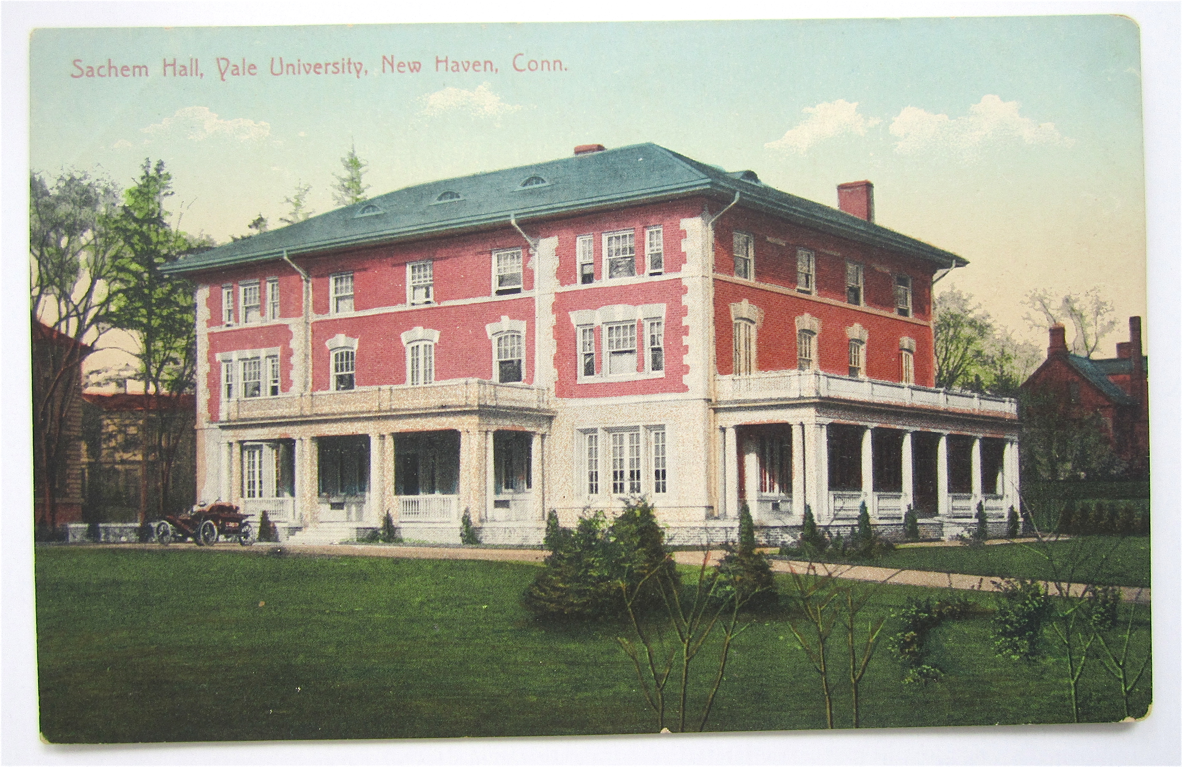 Yale University Postcard (Sachem Hall)