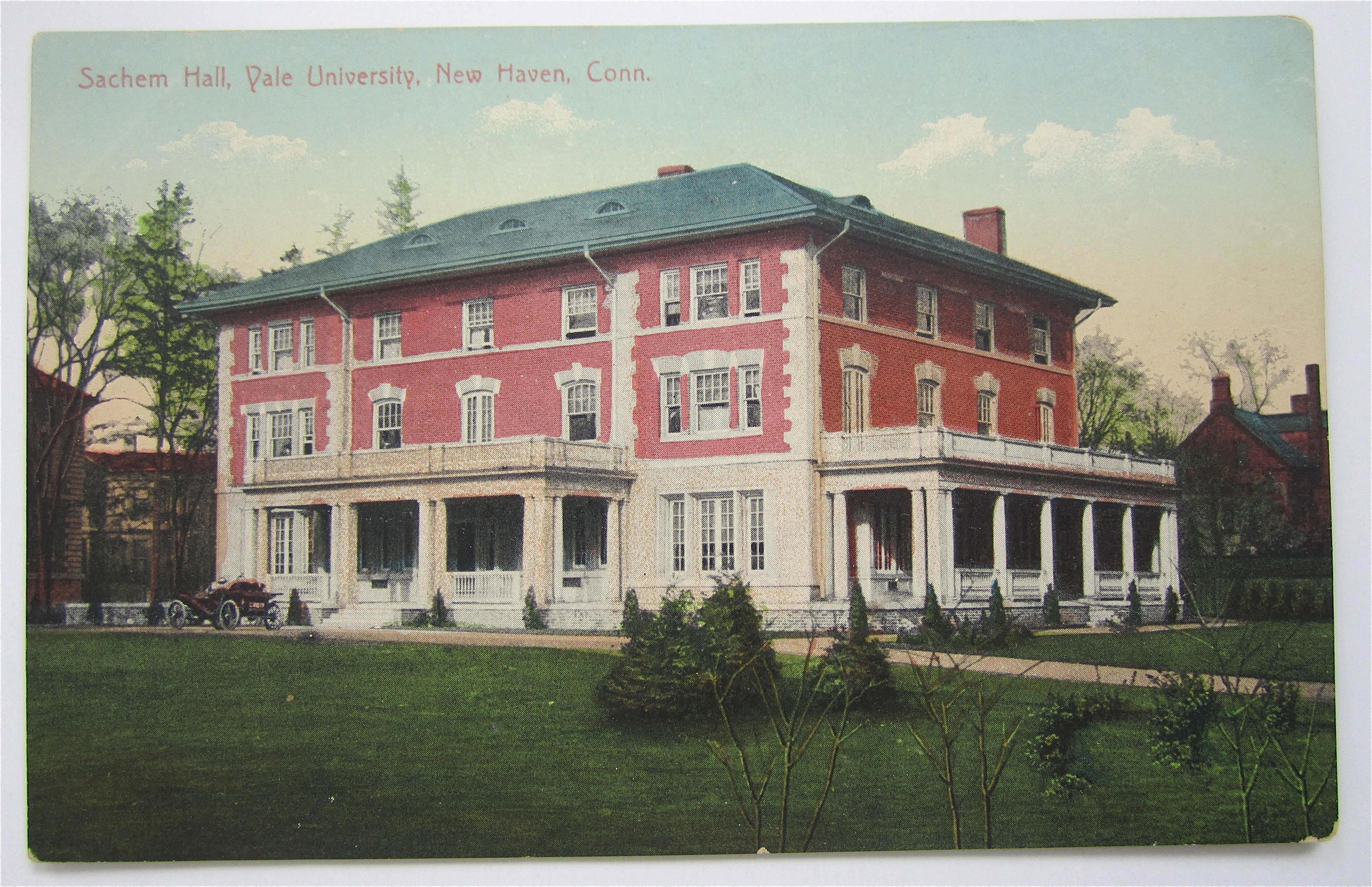 Yale University Postcard (Sachem Hall)