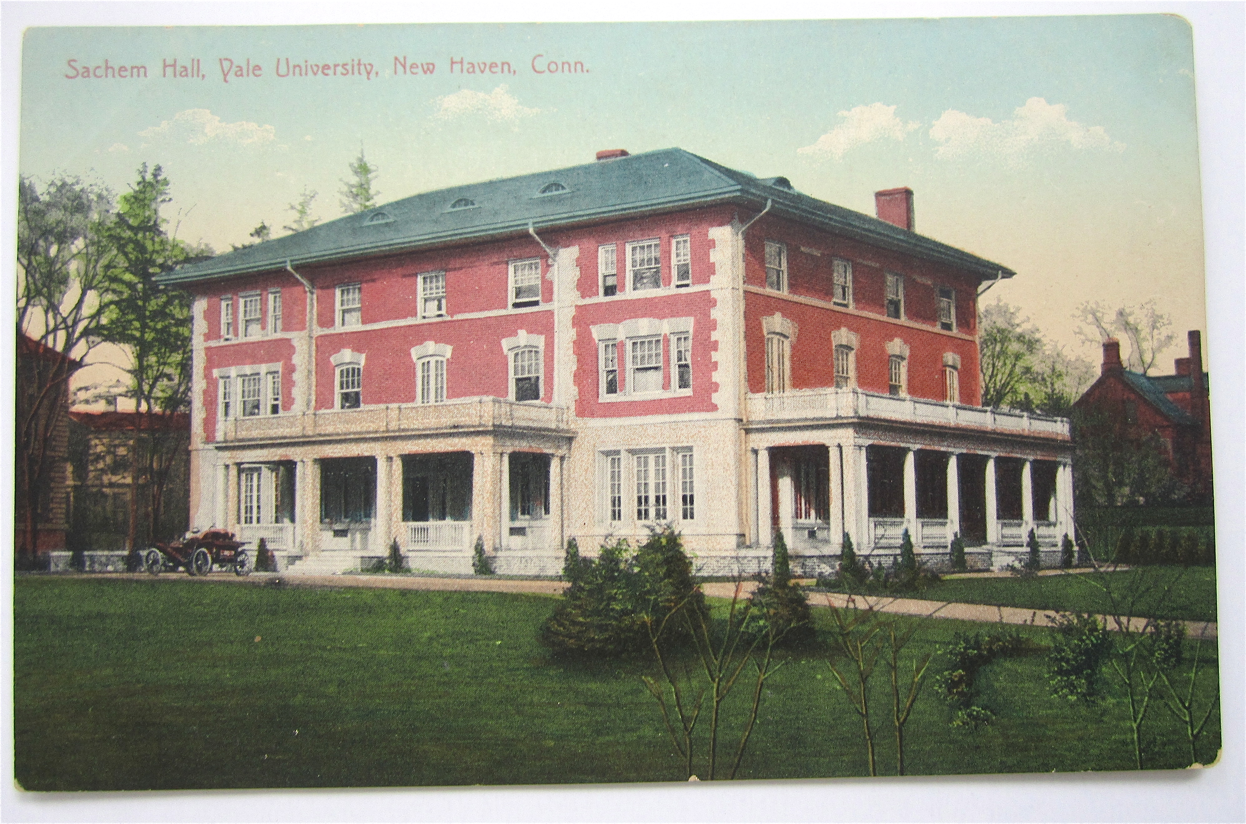 Yale University Postcard (Sachem Hall)