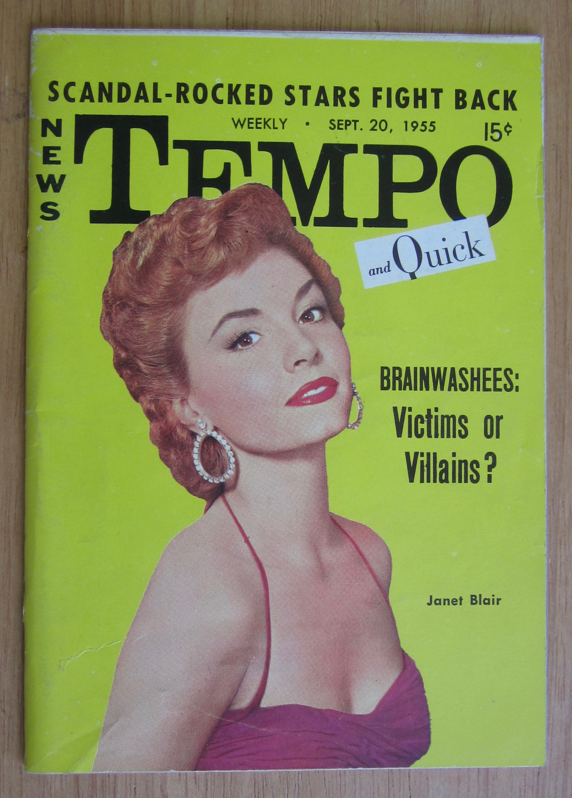 Tempo Magazine September 20, 1955 Janet Blair
