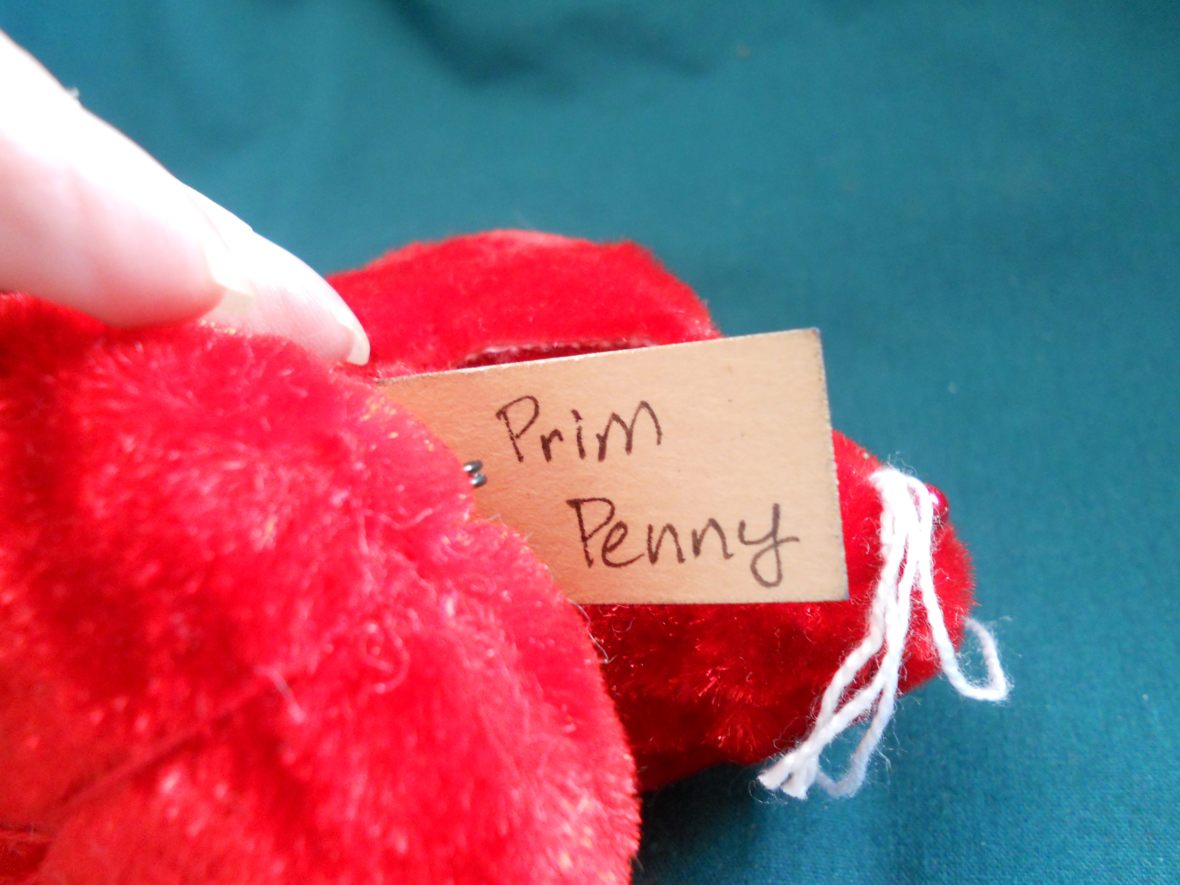 Pin Cushion Cardinal Prim Penny Bird
