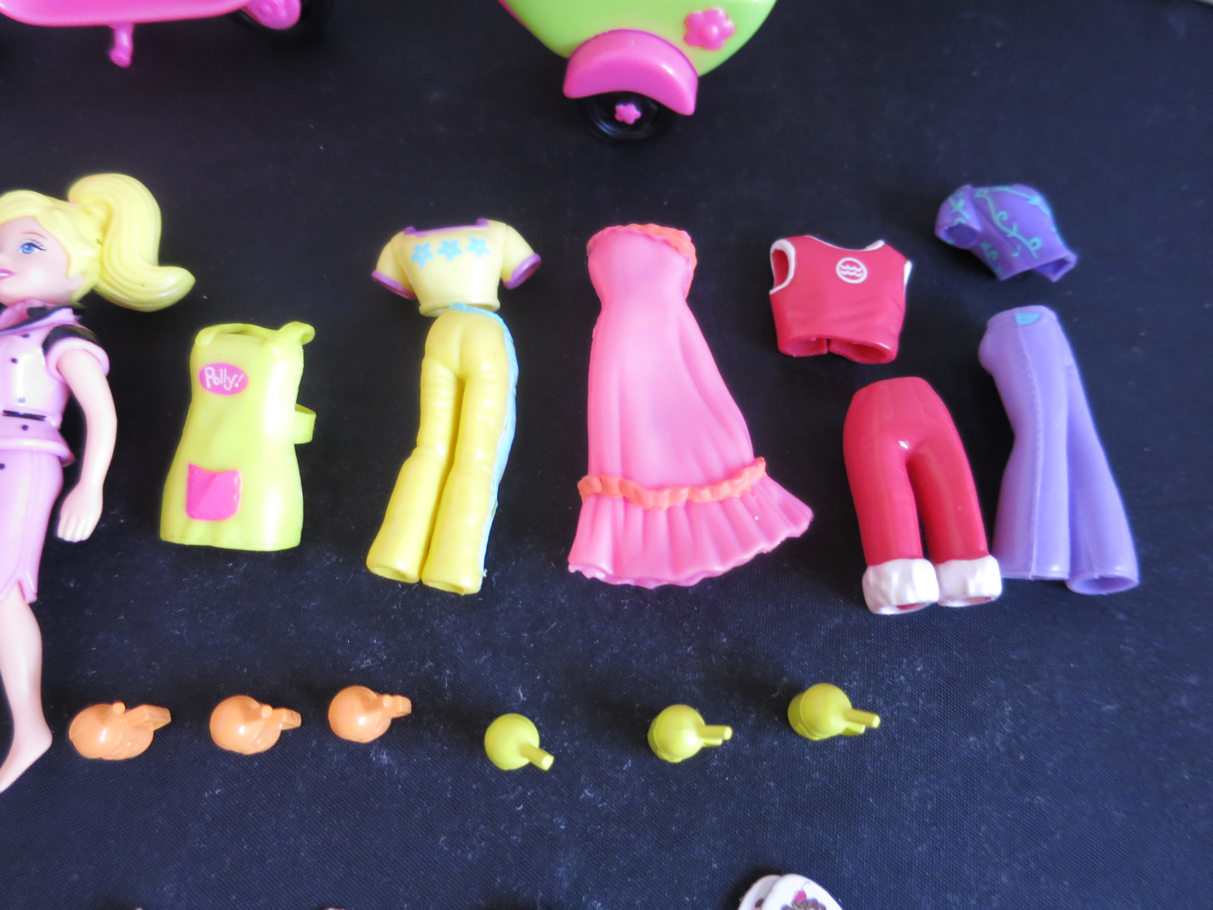 Fashion Polly Pocket Motorcycle Bike Scooter Trailer 3