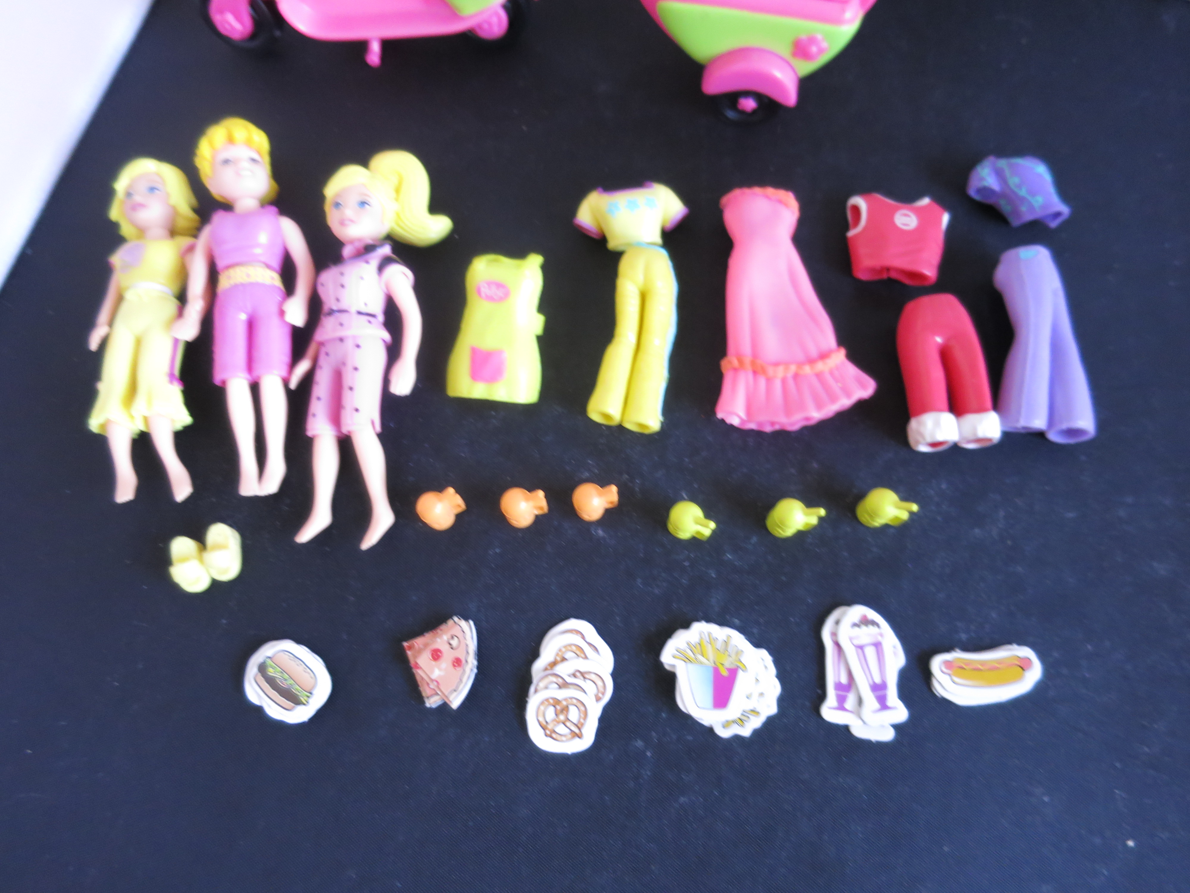 Fashion Polly Pocket Motorcycle Bike Scooter Trailer 3