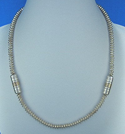 Roderick Tenorio Sterling Silver 14K Gold Necklace