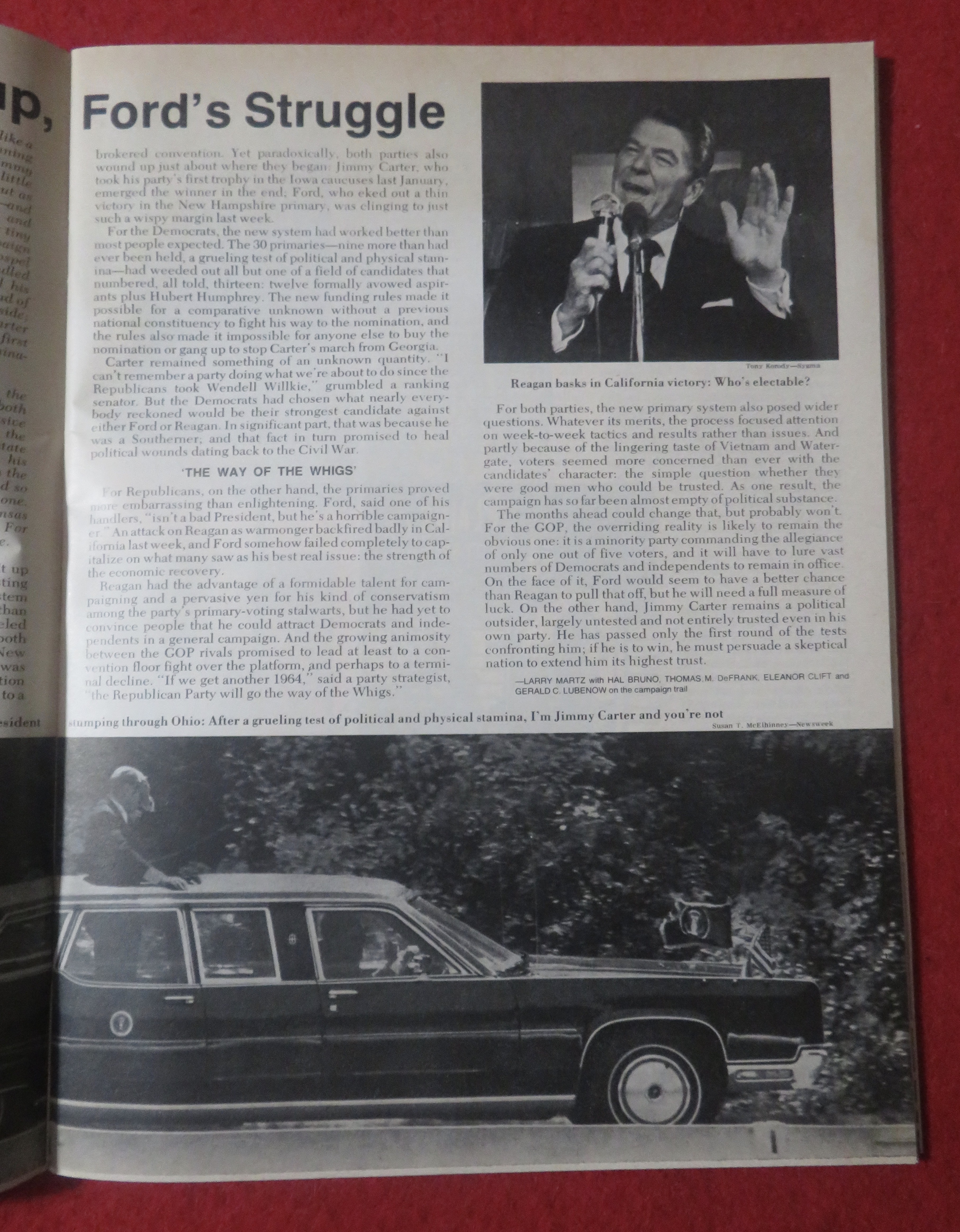 Newsweek Magazine June 21, 1976 Carter's Game Plan
