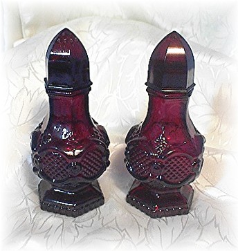 Deep Red AVON Cape Cod Salt & Pepper