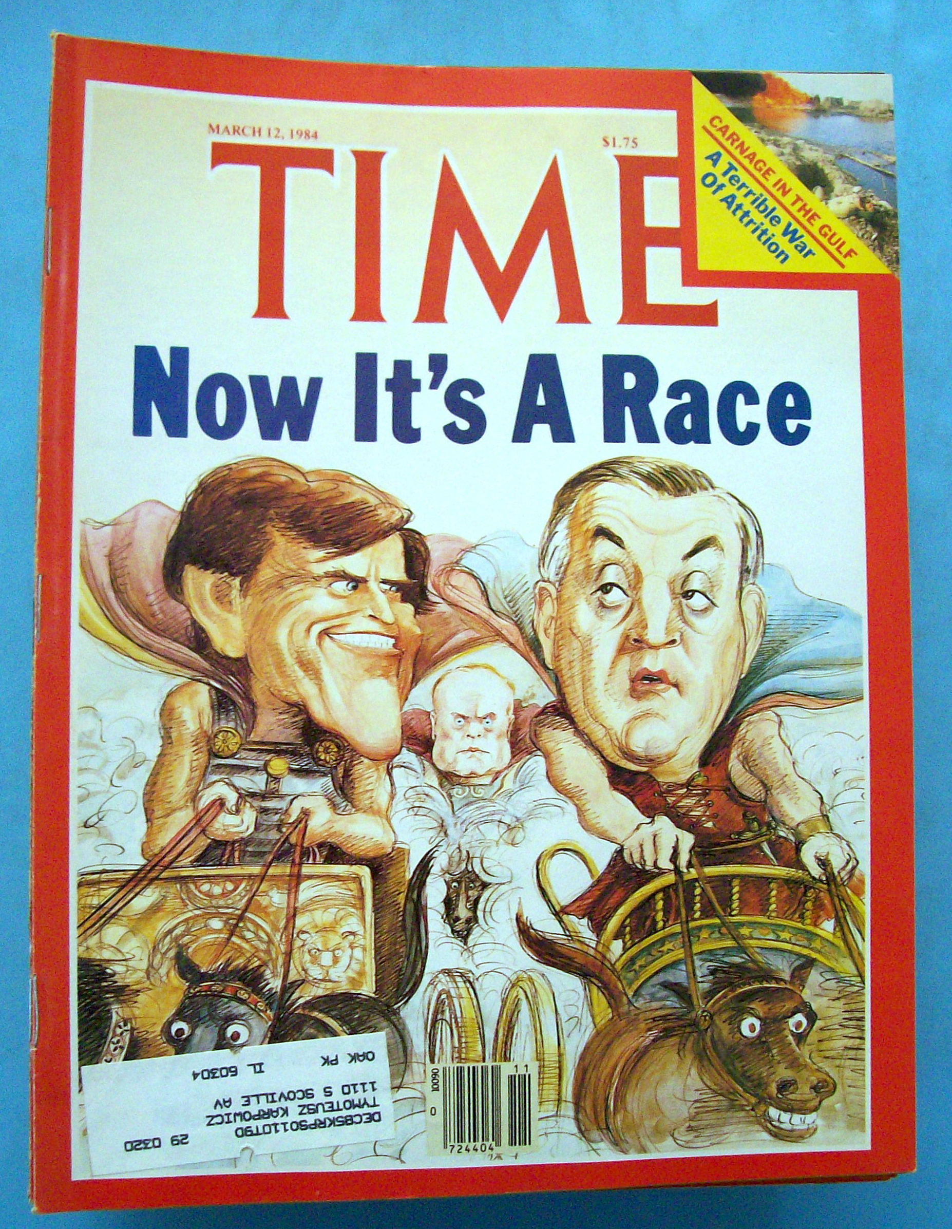 Time Magazine - March 12, 1984 - Now It's A Race