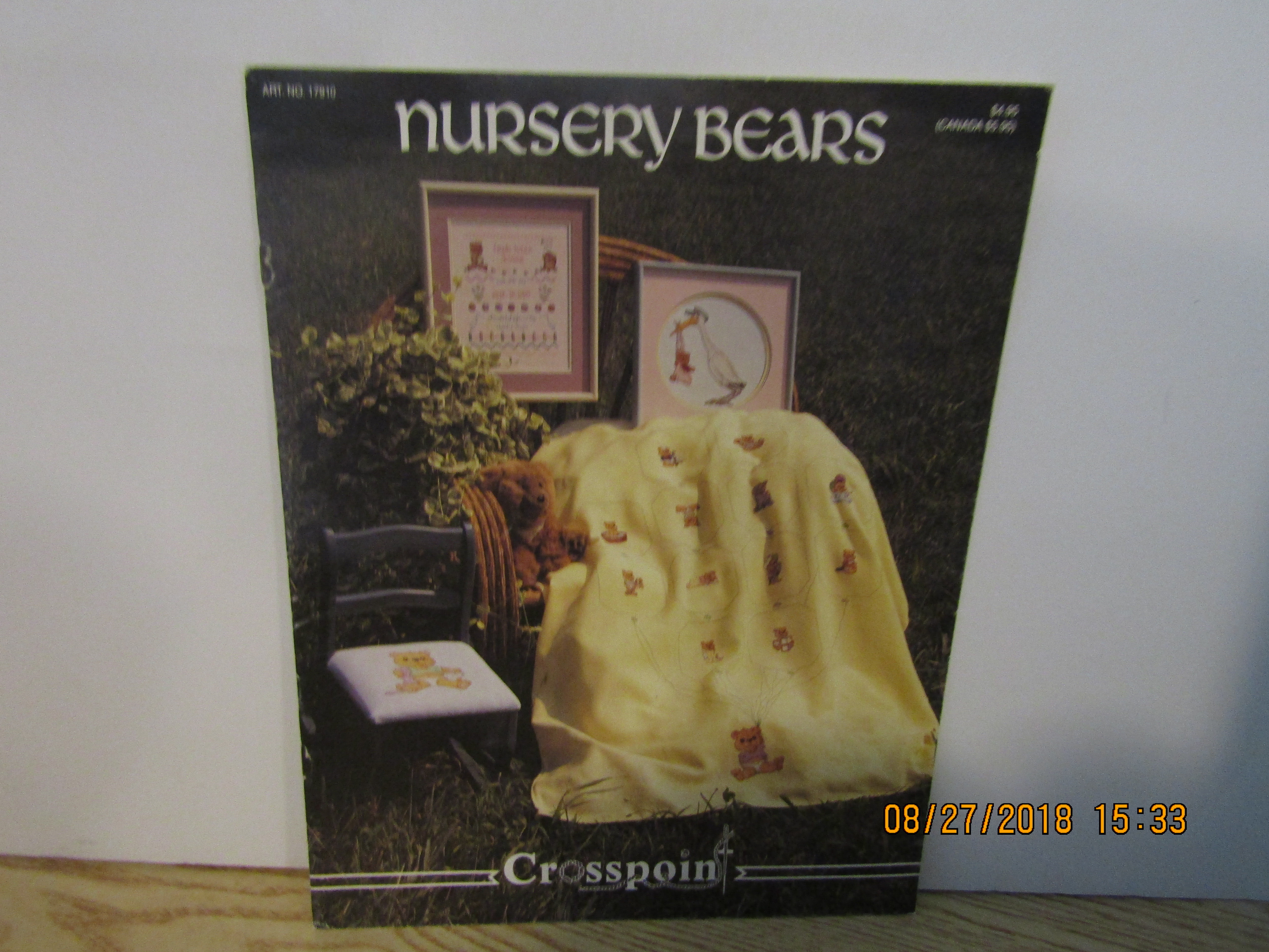 Crosspoint Craft Cross Stitch Book Nursery Bears #6