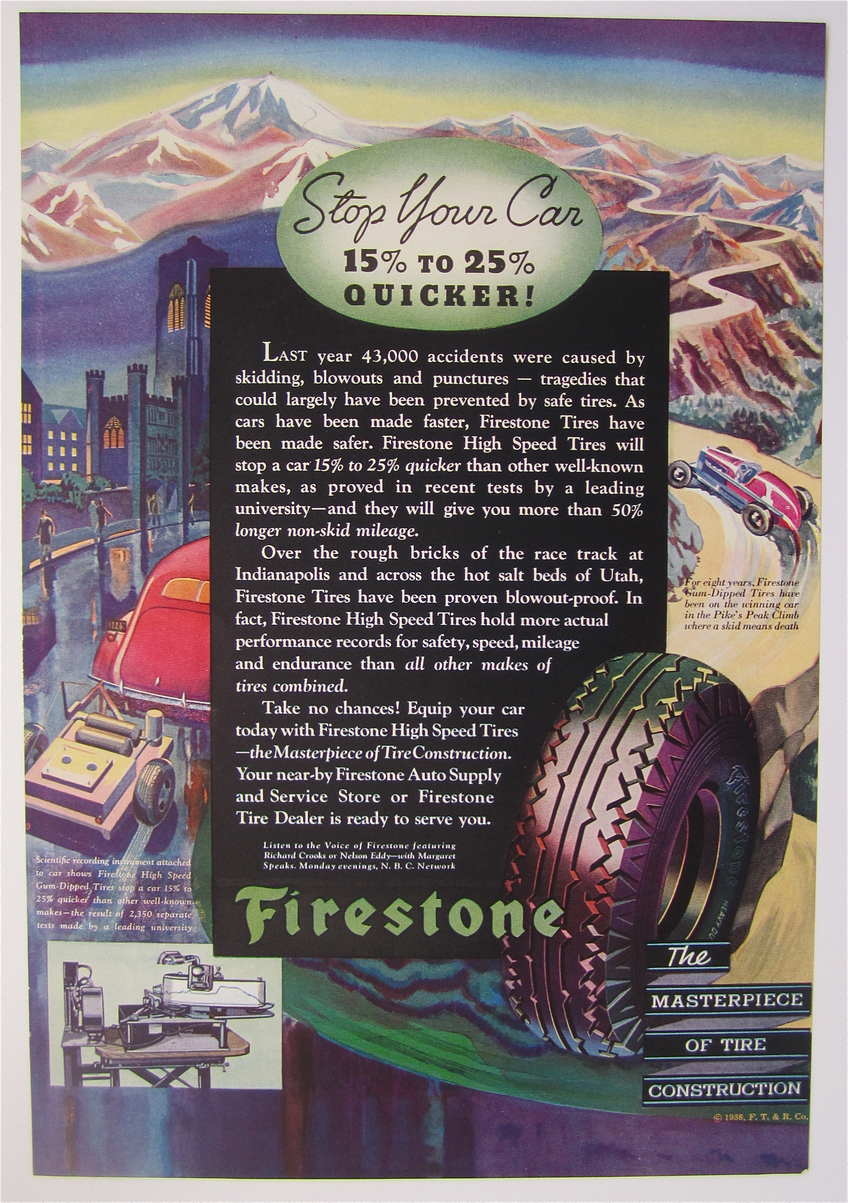 1936 Firestone Tires with Tires