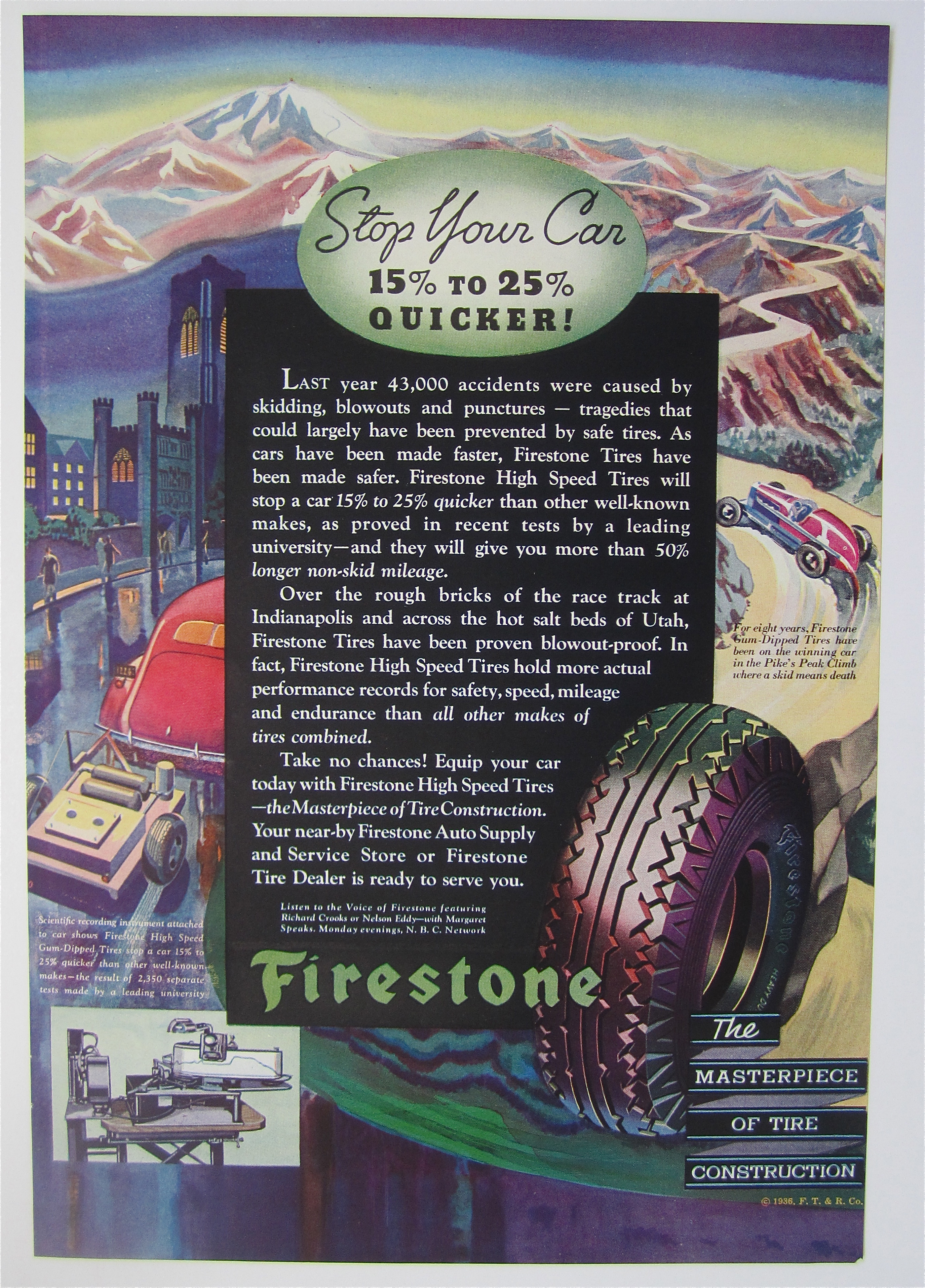 1936 Firestone Tires with Tires
