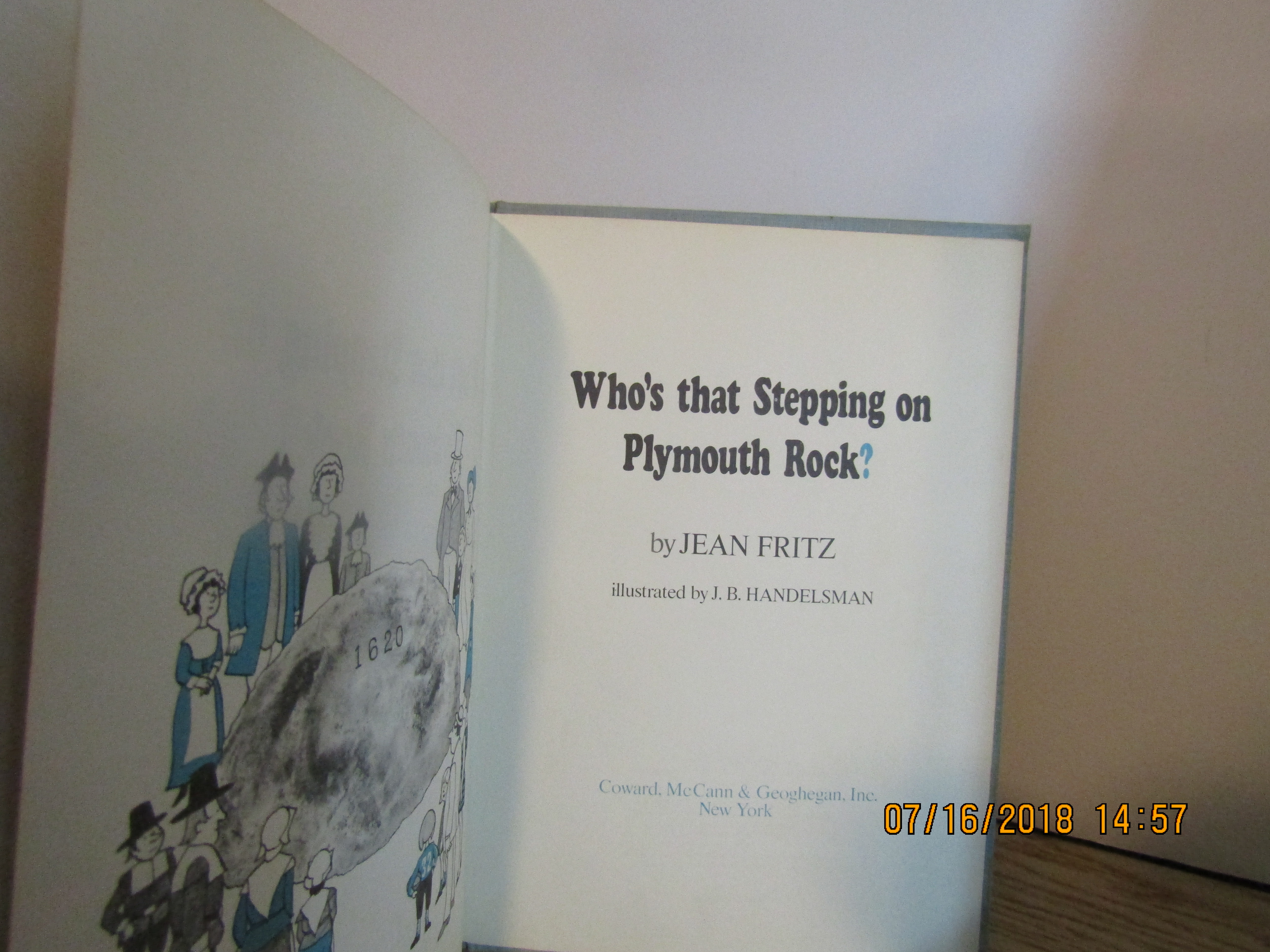 Vintage Who's That Stepping On Plymouth Rock