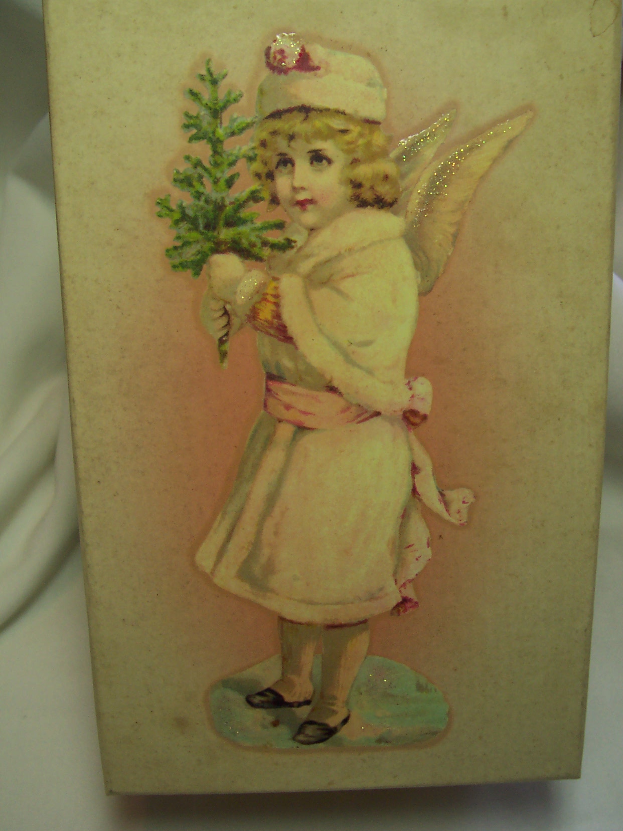 Costco Porcelain Angel Christmas Ornament