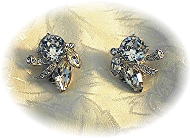 EISENBERG Crystal Clip Earrings