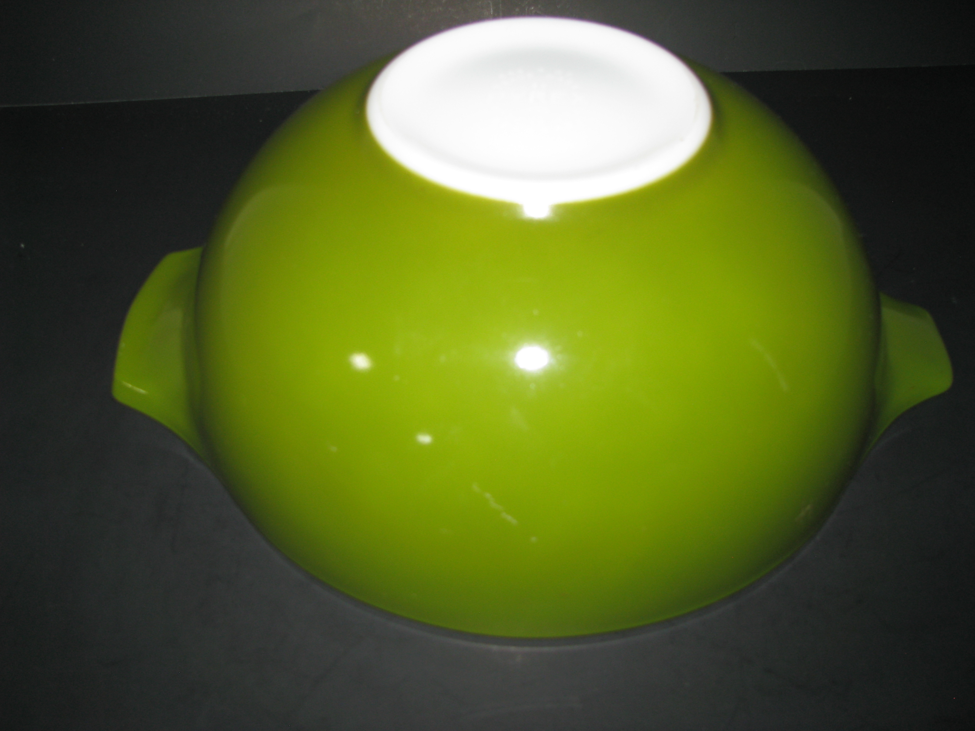 Vintage Pyrex Verde 444 4qt Cinderella Bowl
