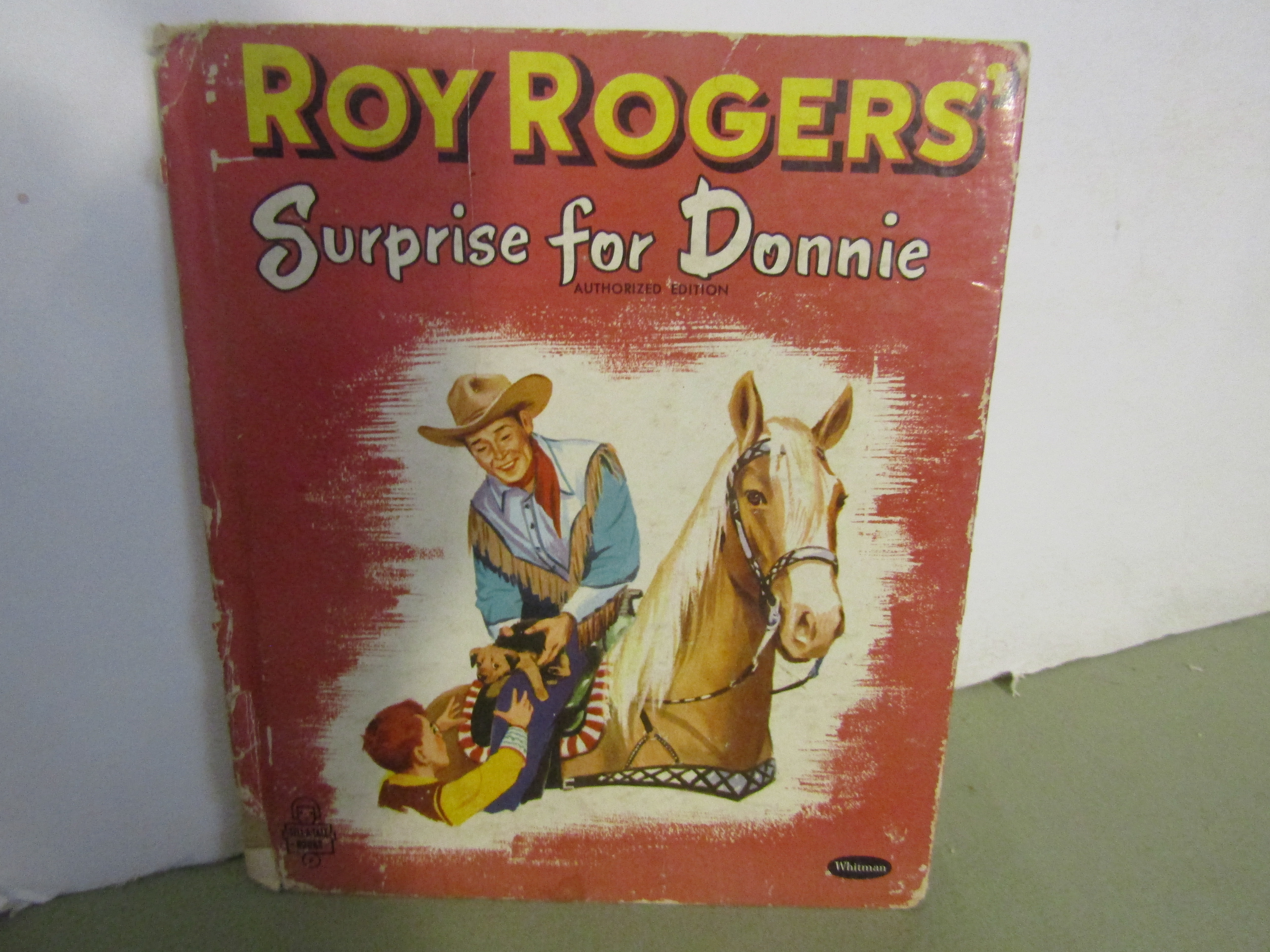 Whitman TellaTale  Book Roy Rogers' Surprise for Donnie