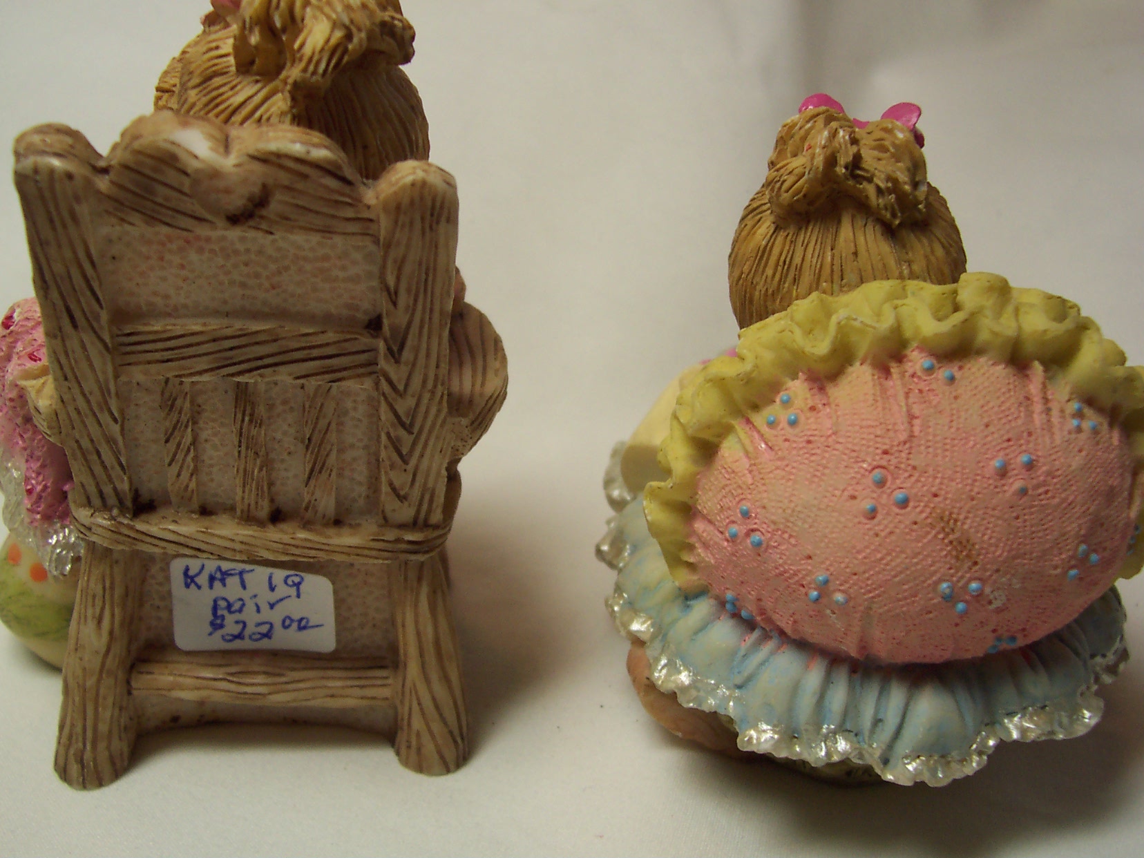Baby Figurine Ceramic World Inc set of two