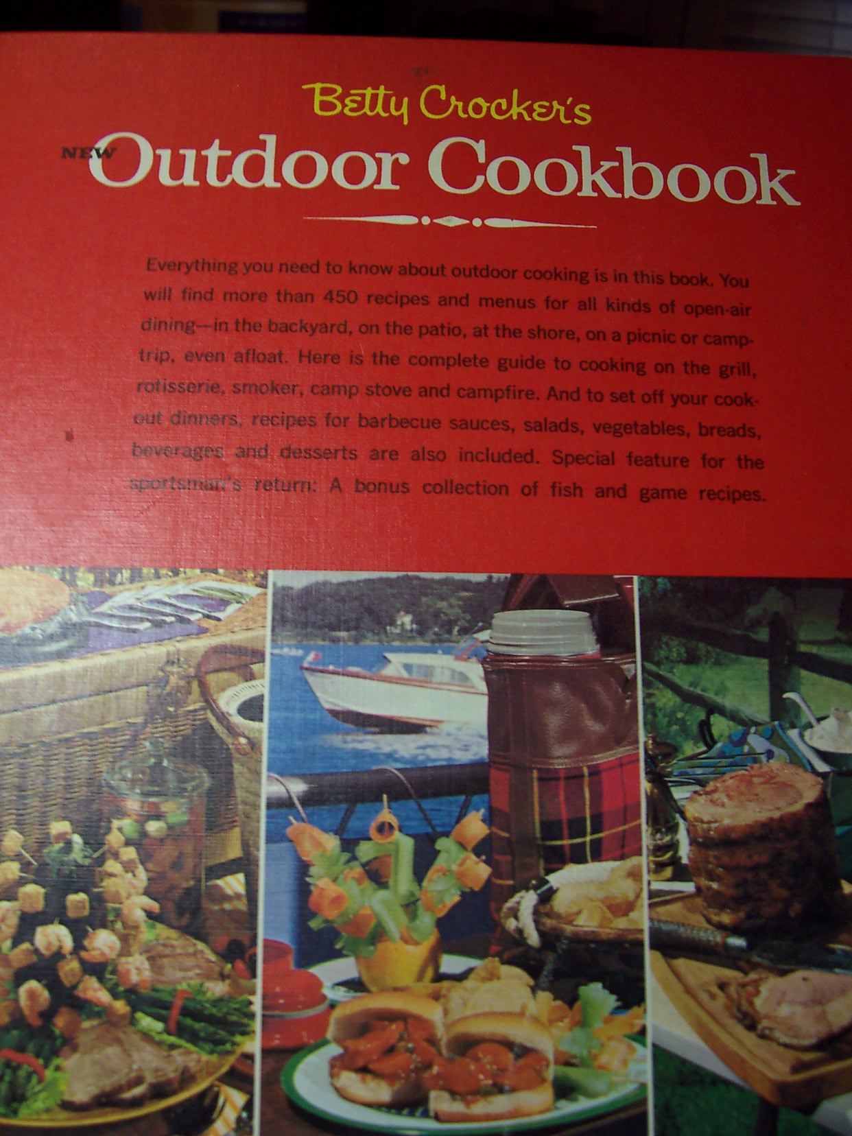 Betty Crocker's Outdoor Cookbook Barbecues