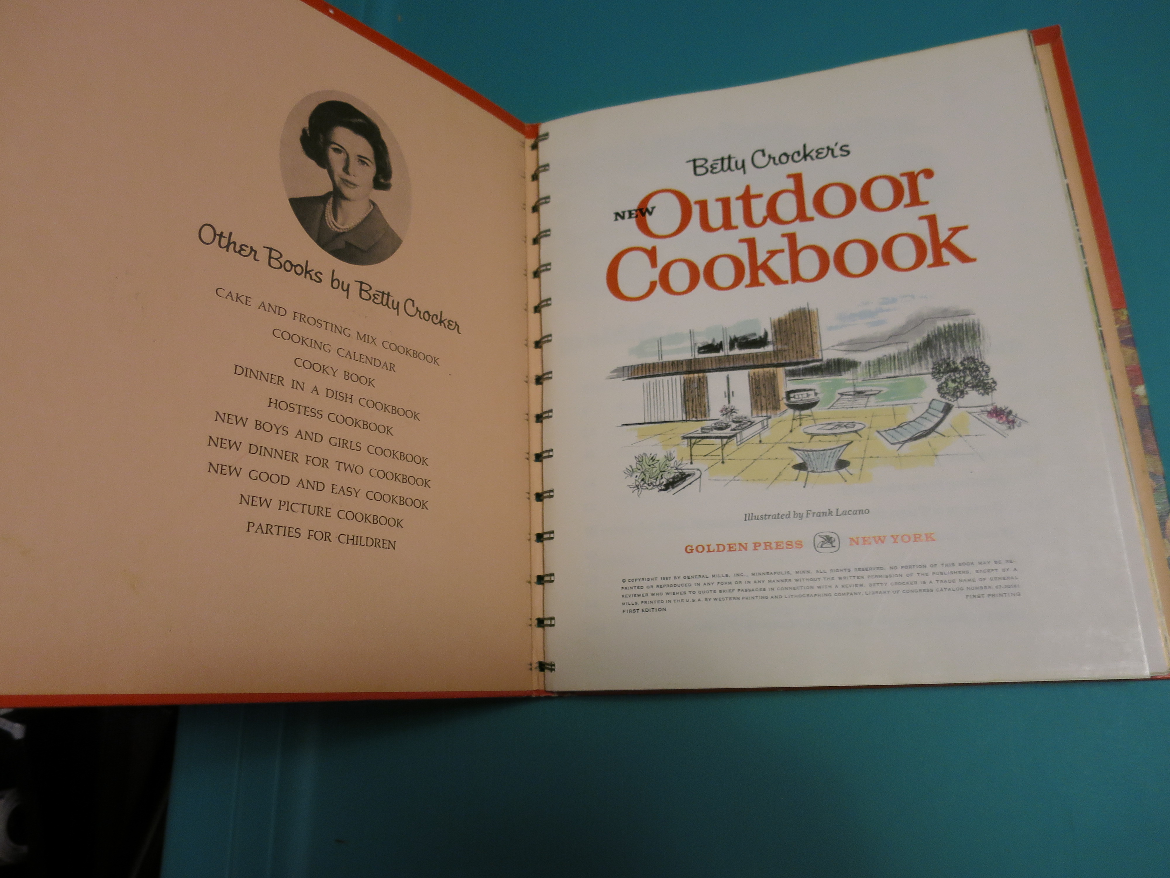 Betty Crocker's Outdoor Cookbook Barbecues
