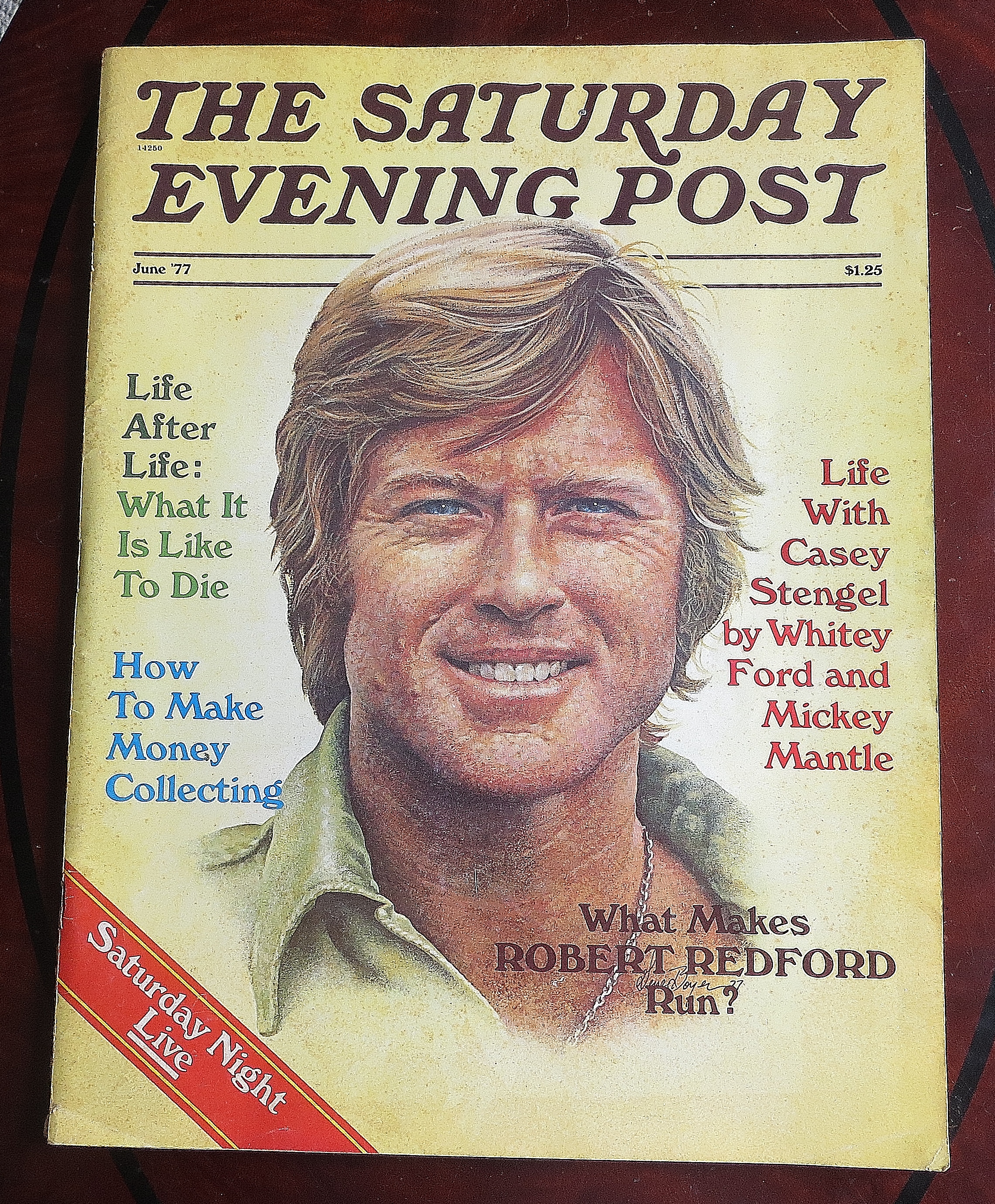 Saturday Evening Post June 1977 Robert Redford