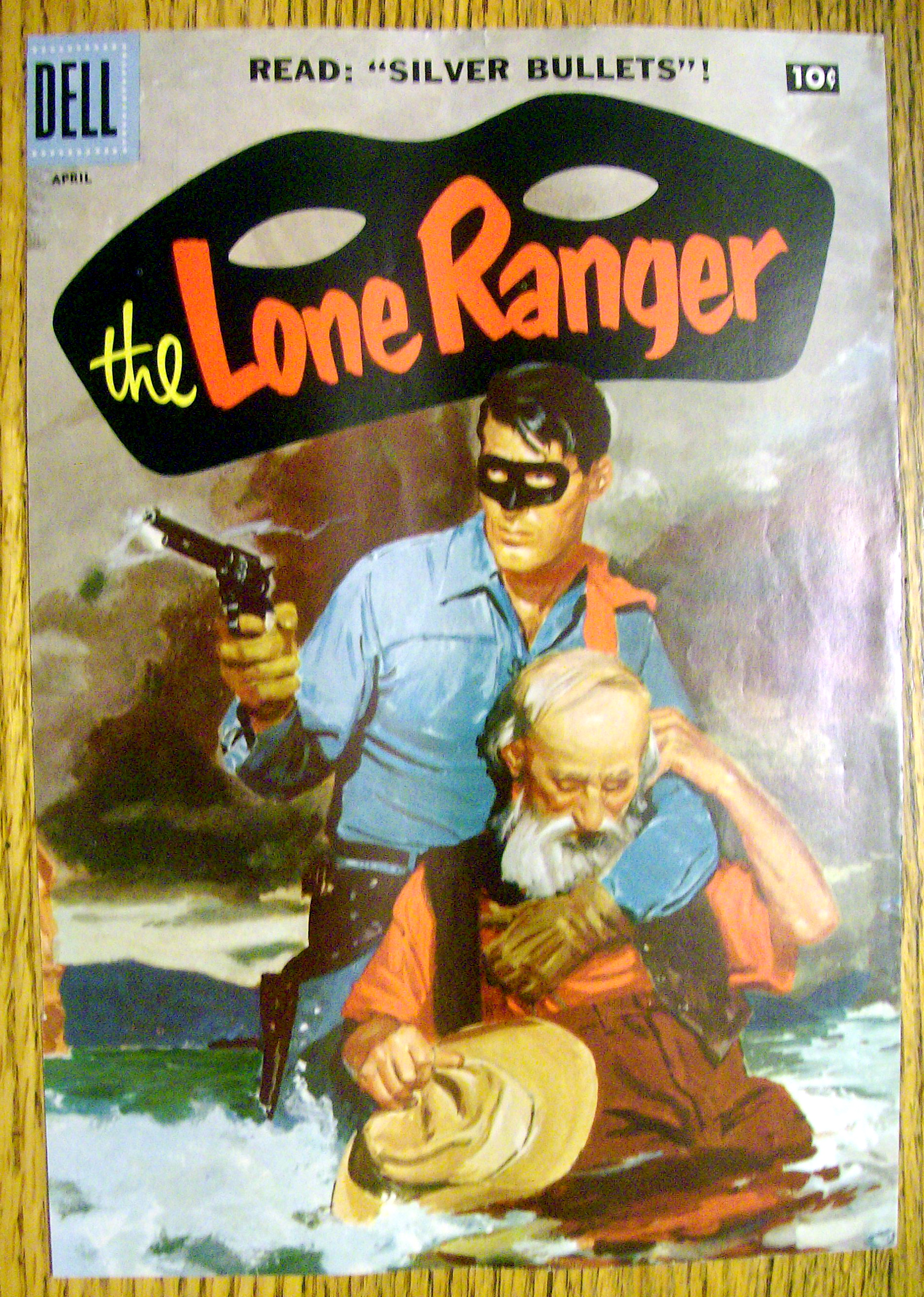 Lone Ranger Comic Cover-April 1950's
