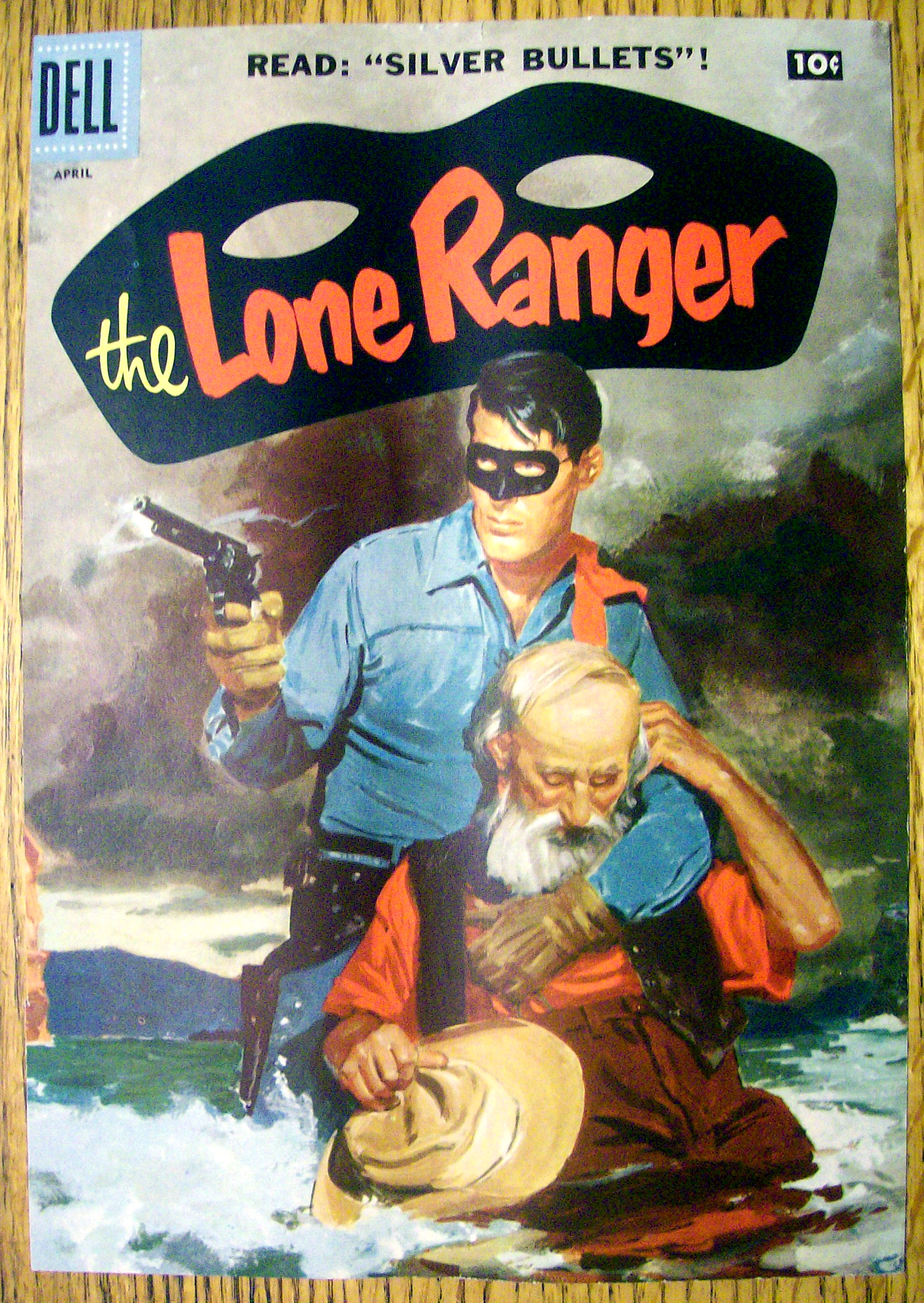Lone Ranger Comic Cover-April 1950's