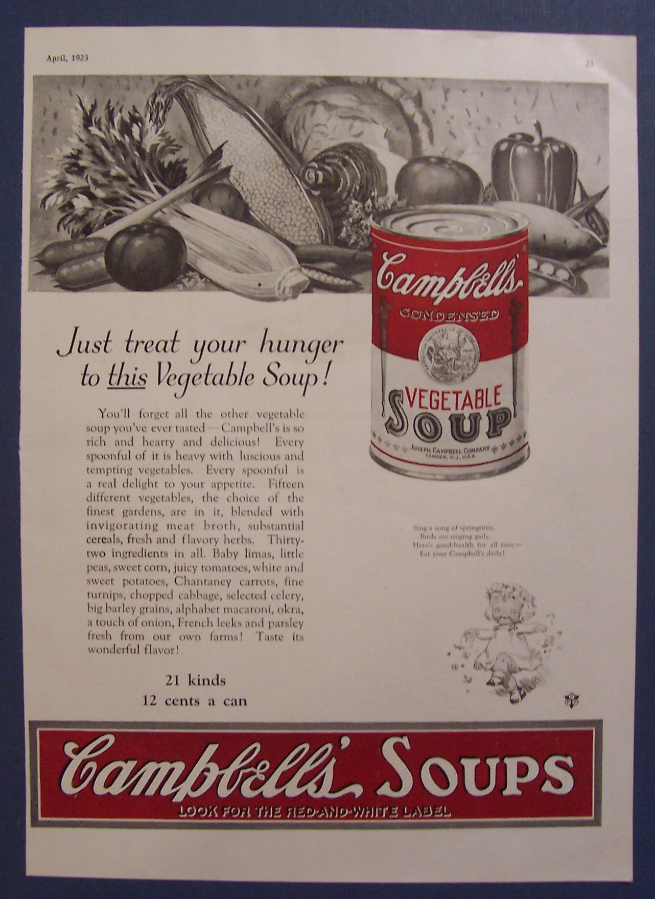 1923  Campbell's  Vegetable  Soup