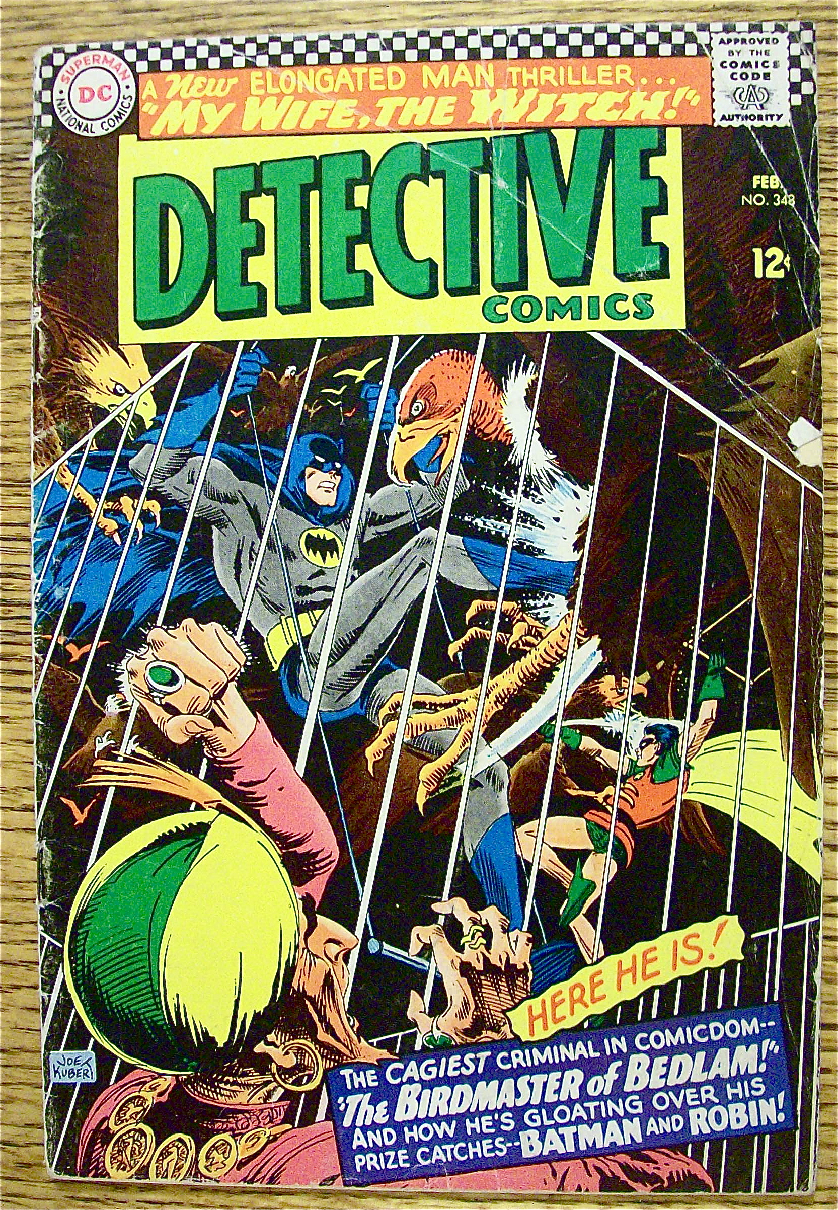 Detective Comics #348 February 1965 Birdmaster