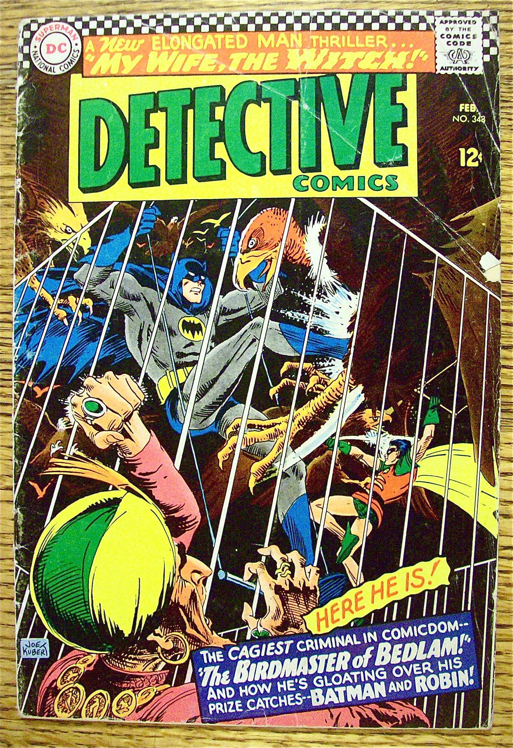 Detective Comics #348 February 1965 Birdmaster
