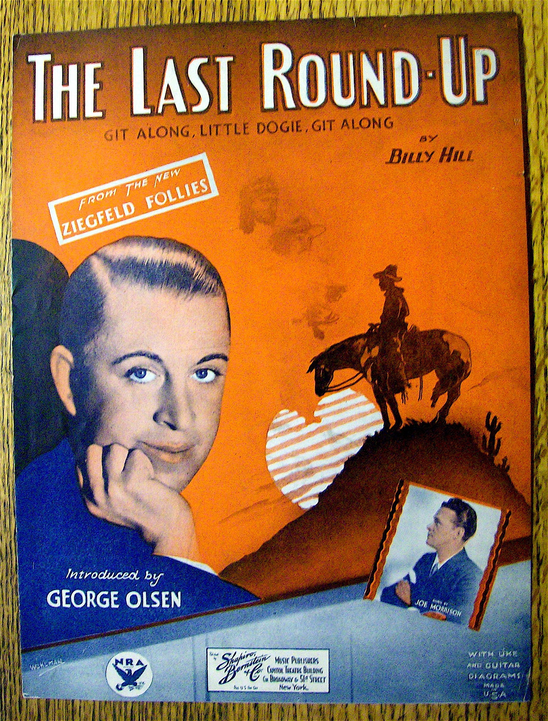 1933 The Last Round-Up by Billy Hill-George Olsen Cover