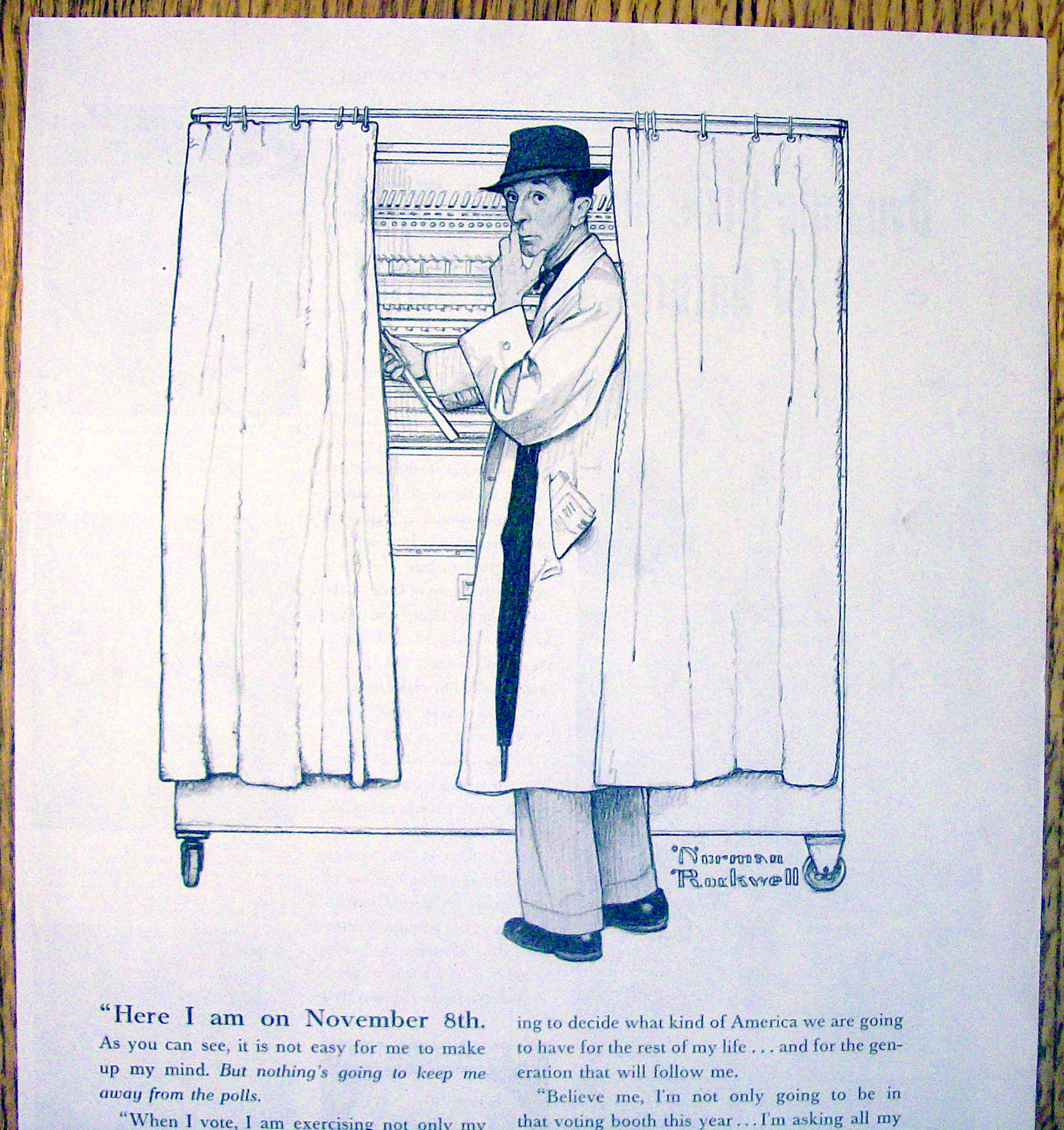 1960 Massachusetts Mutual Ad - Norman Rockwell
