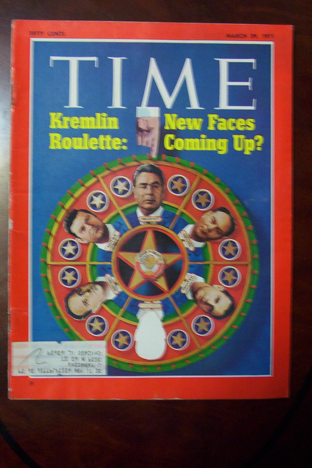 Time Magazine - March  29, 1971 - Kremlin Roulette