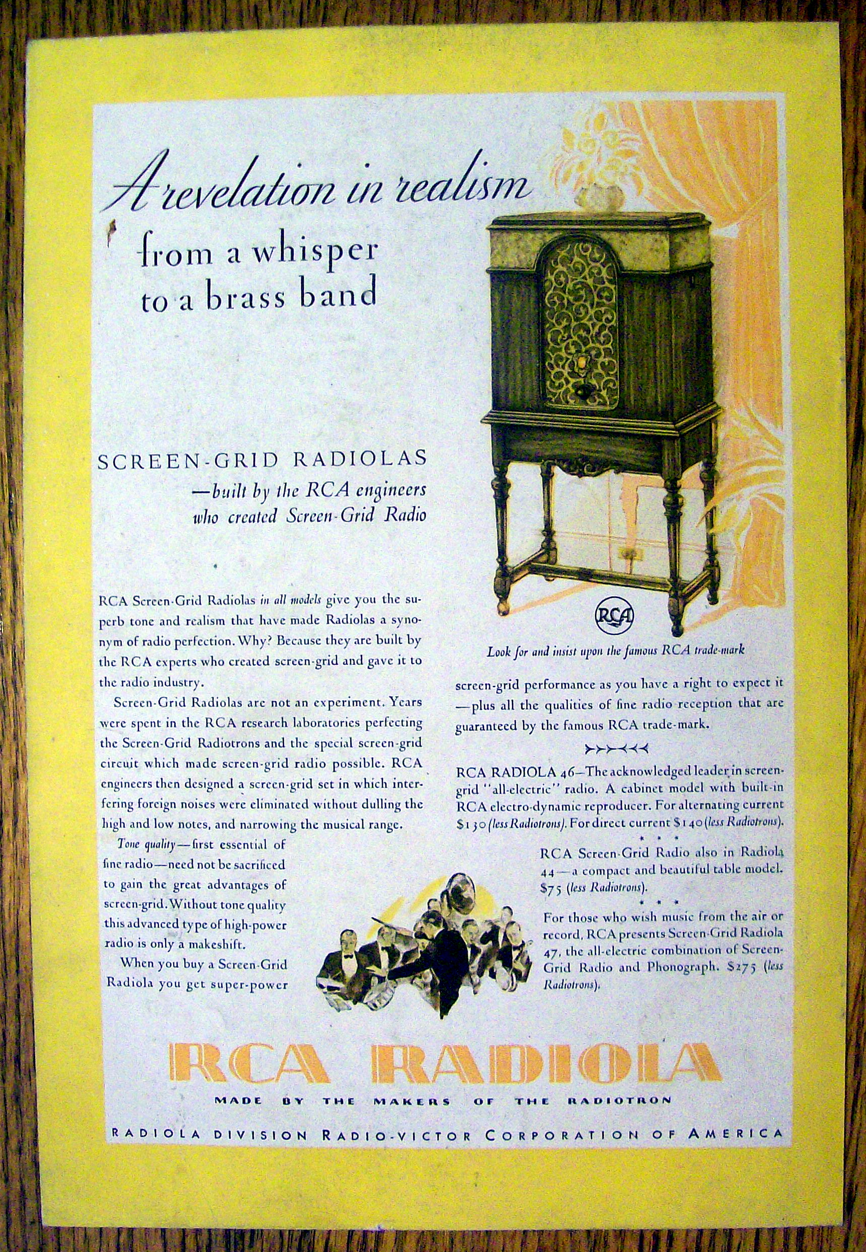 1934 RCA Radiola Radio