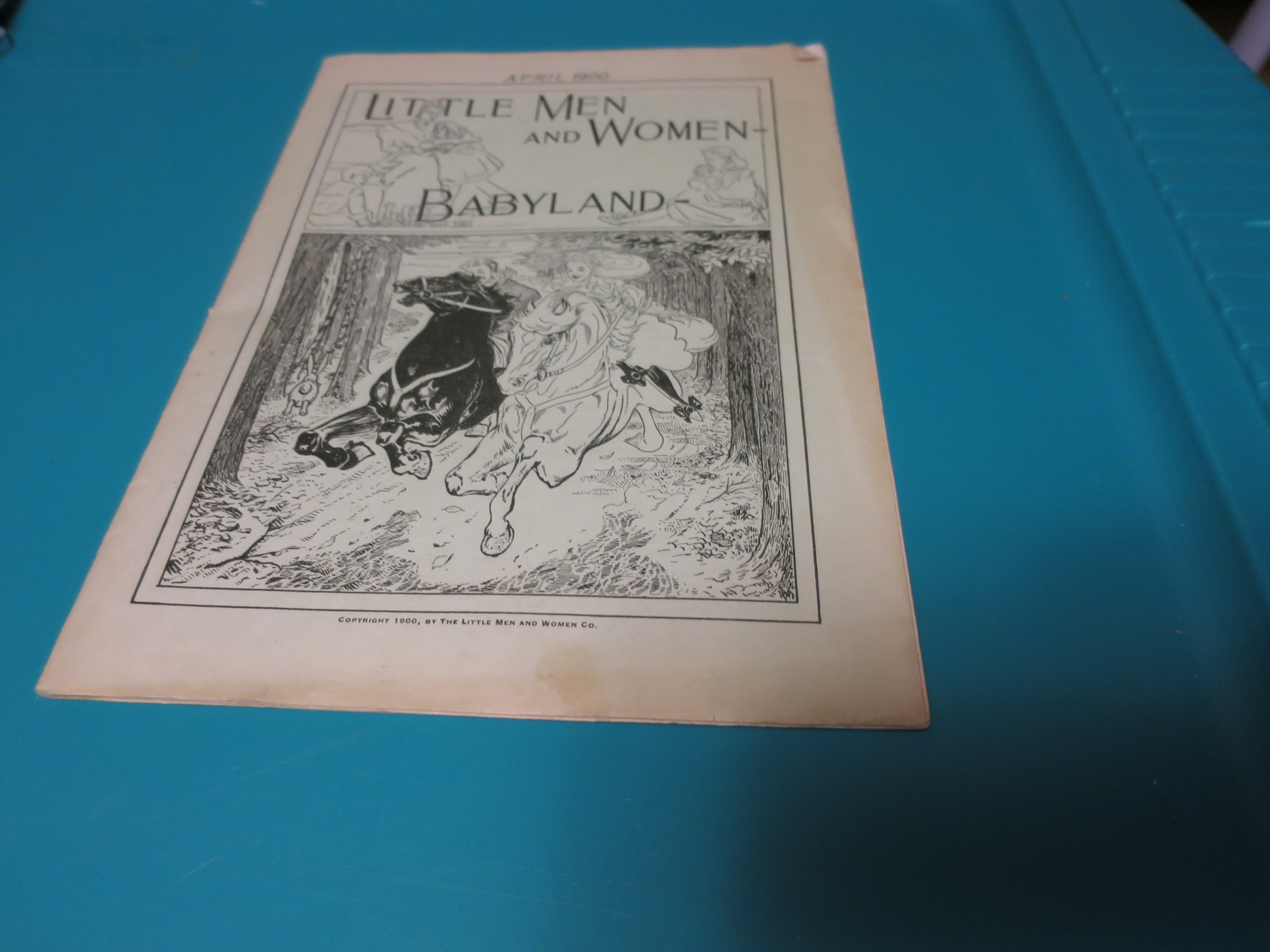 Little Men and Women Babyland Book 1900