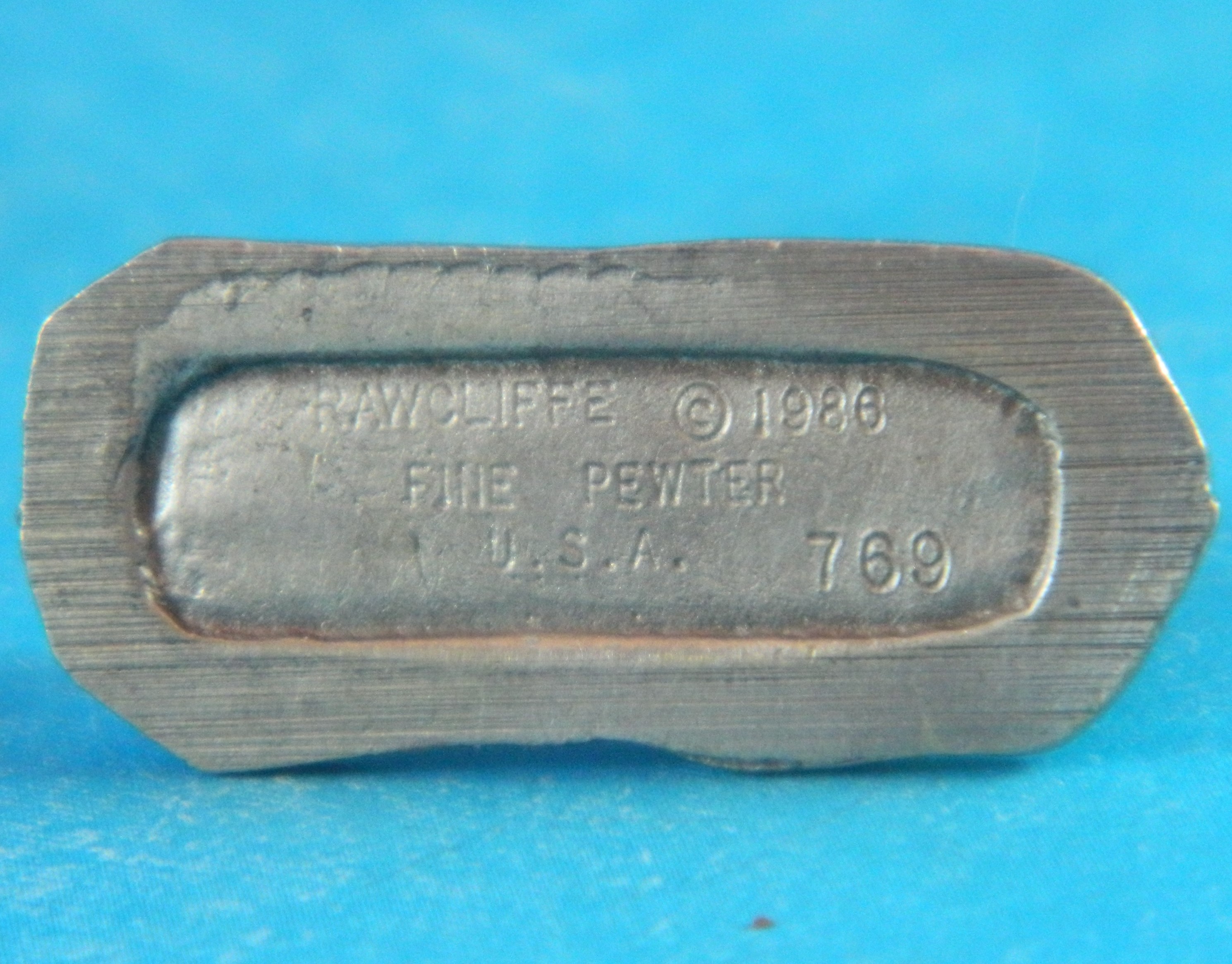 Native American and Campfire Rawcliffe Pewter Mini