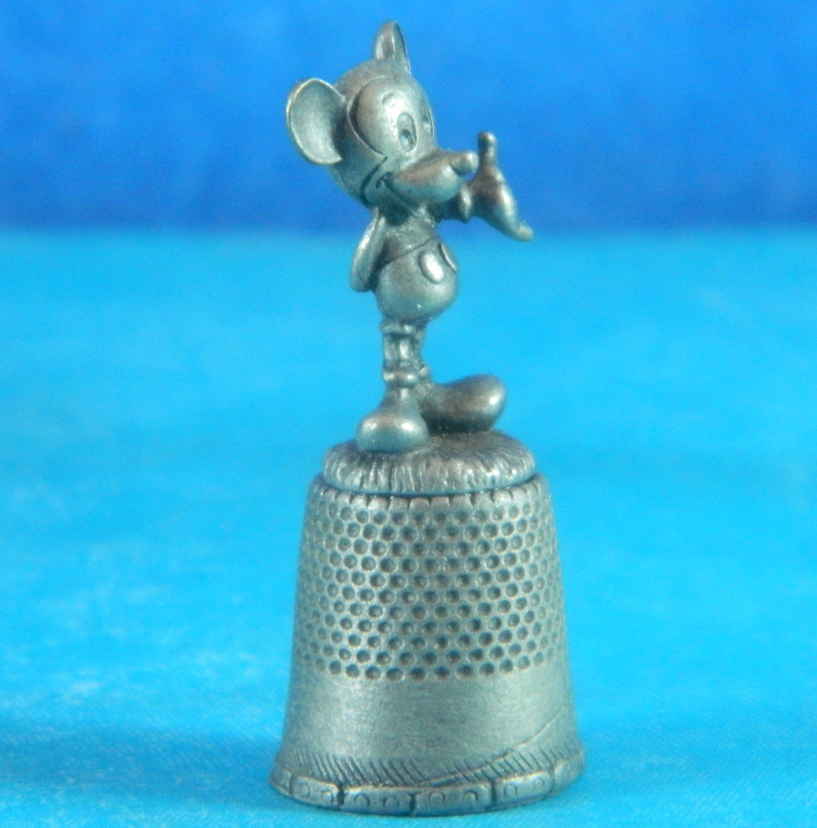 Disney Mickey Mouse Pewter Thimble