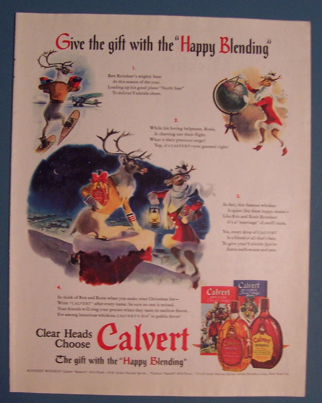 Vintage Ad: 1941 Calvert Whiskey